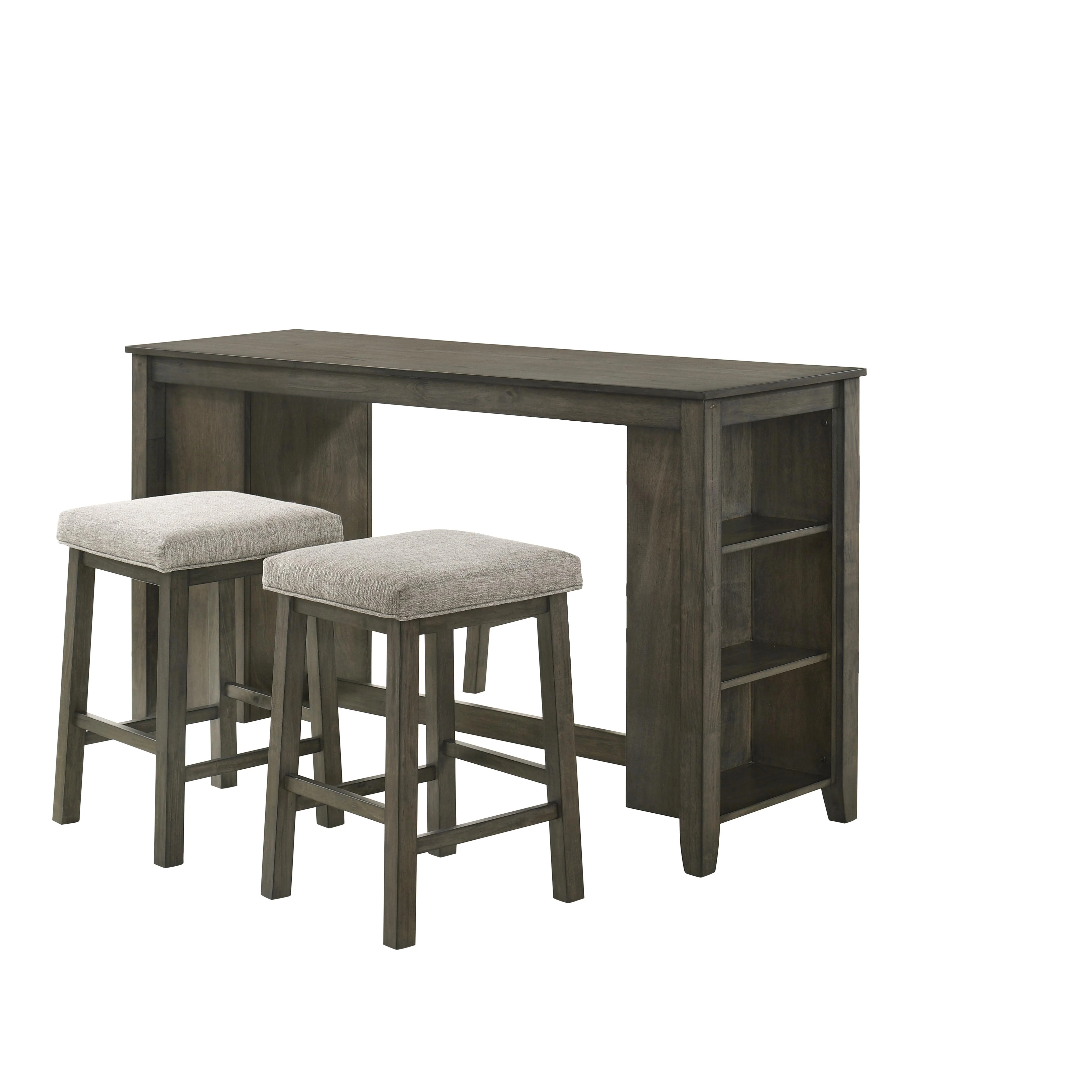 CHURON GATHERING BAR TABLE & 2 STOOLS (3 PC SET) - Image 2