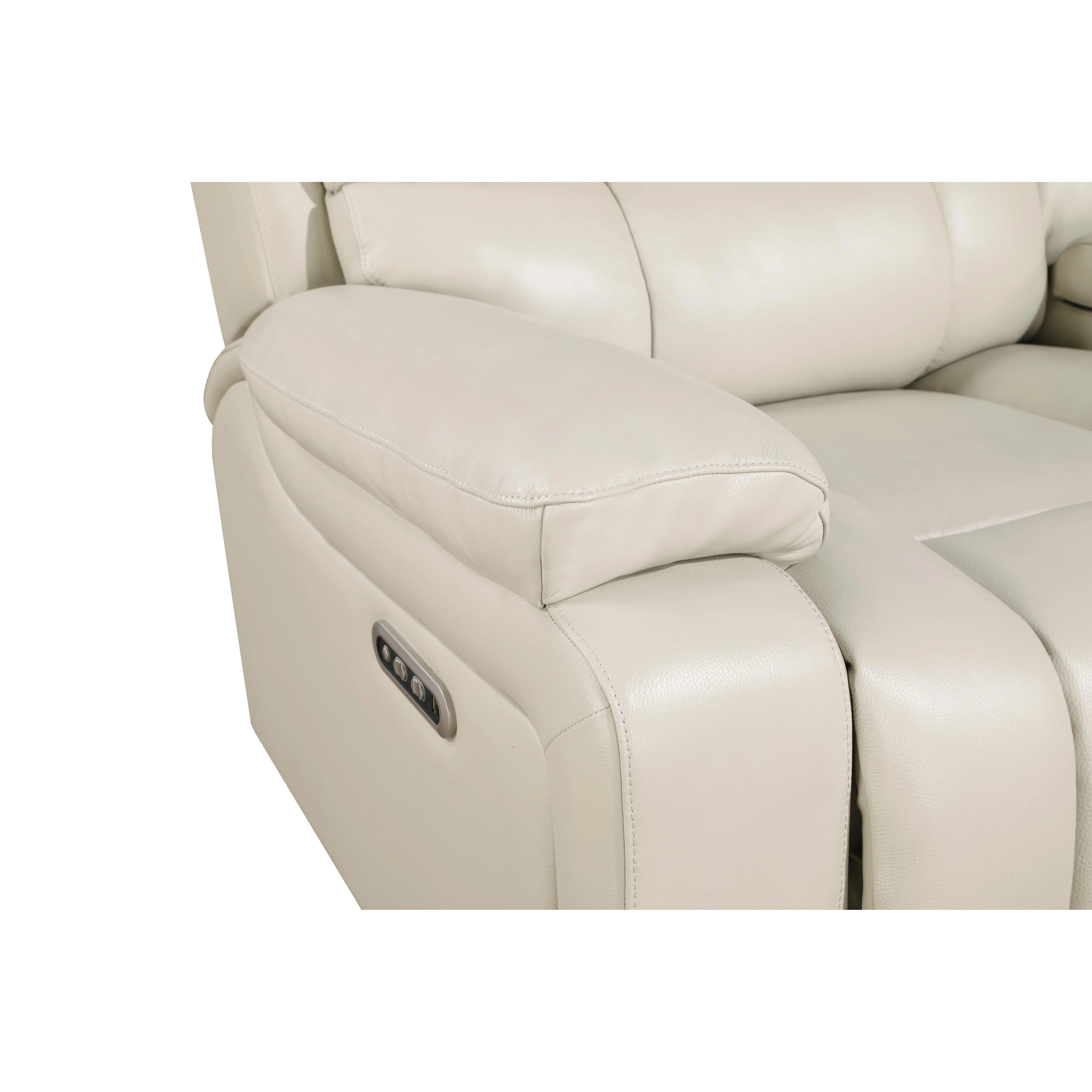 CICERO CONSOLE LOVESEAT W/ PWR FR & HR-CREAM - Image 4