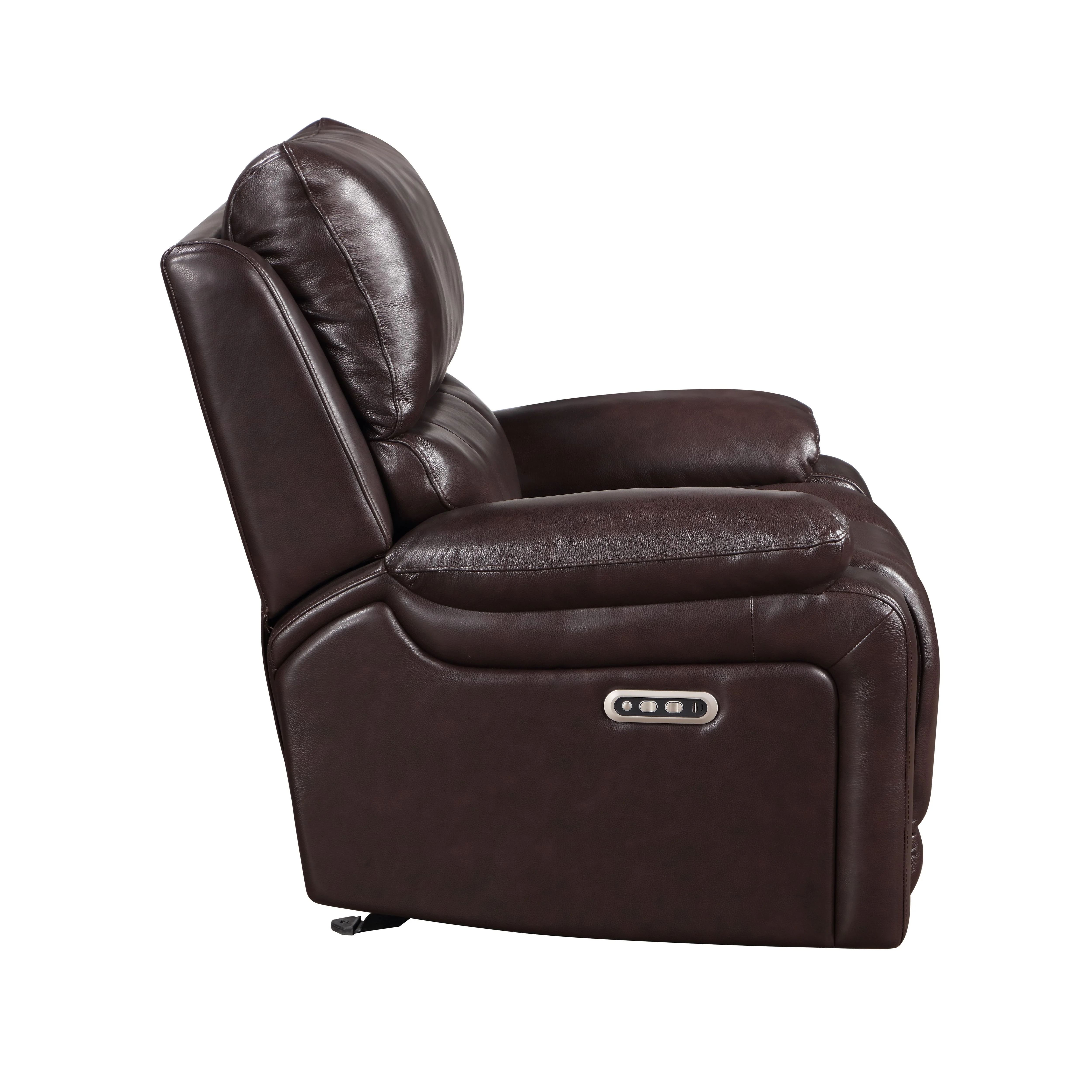 CICERO GLIDER RECLINER-BROWN - Image 3