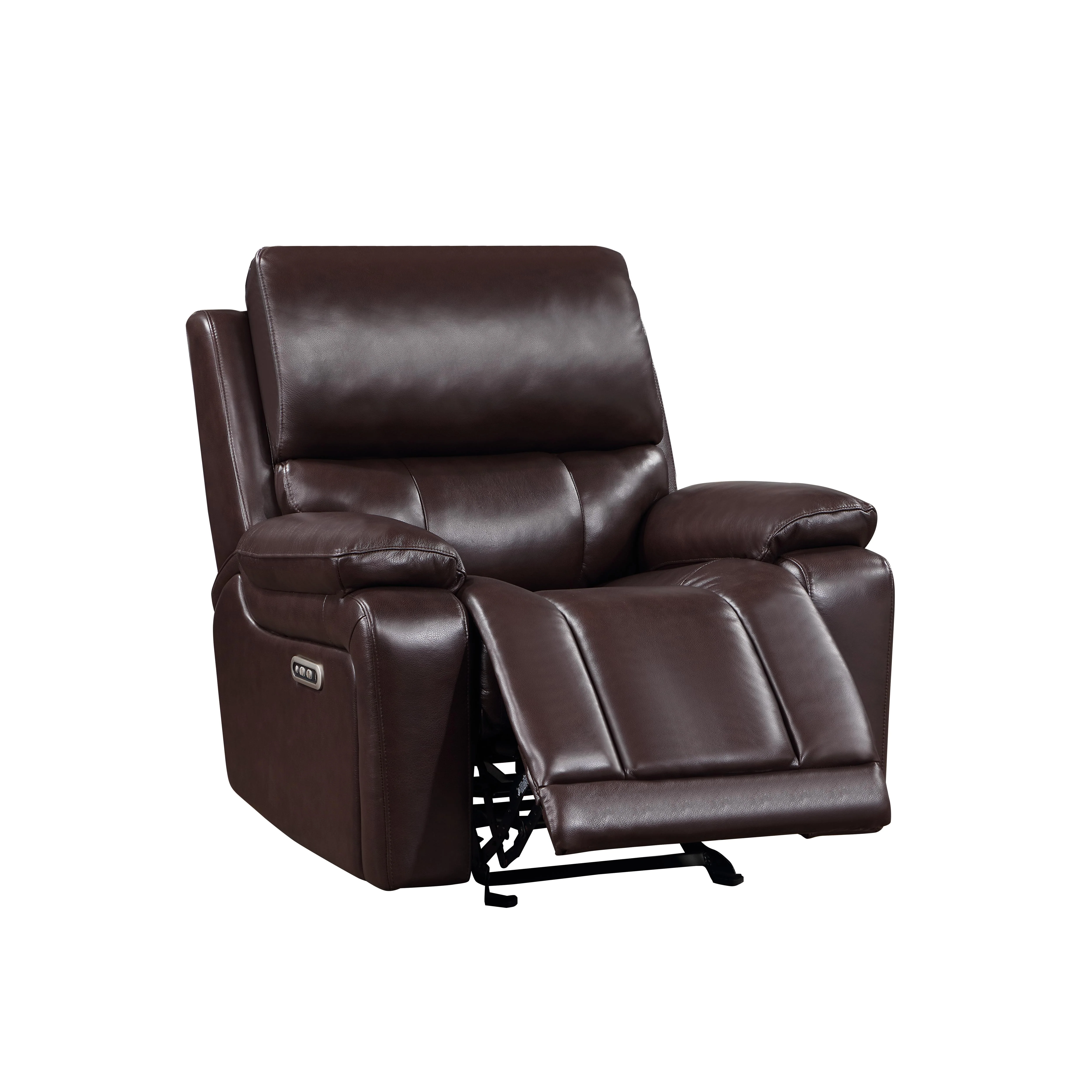 CICERO GLIDER RECLINER-BROWN - Image 4