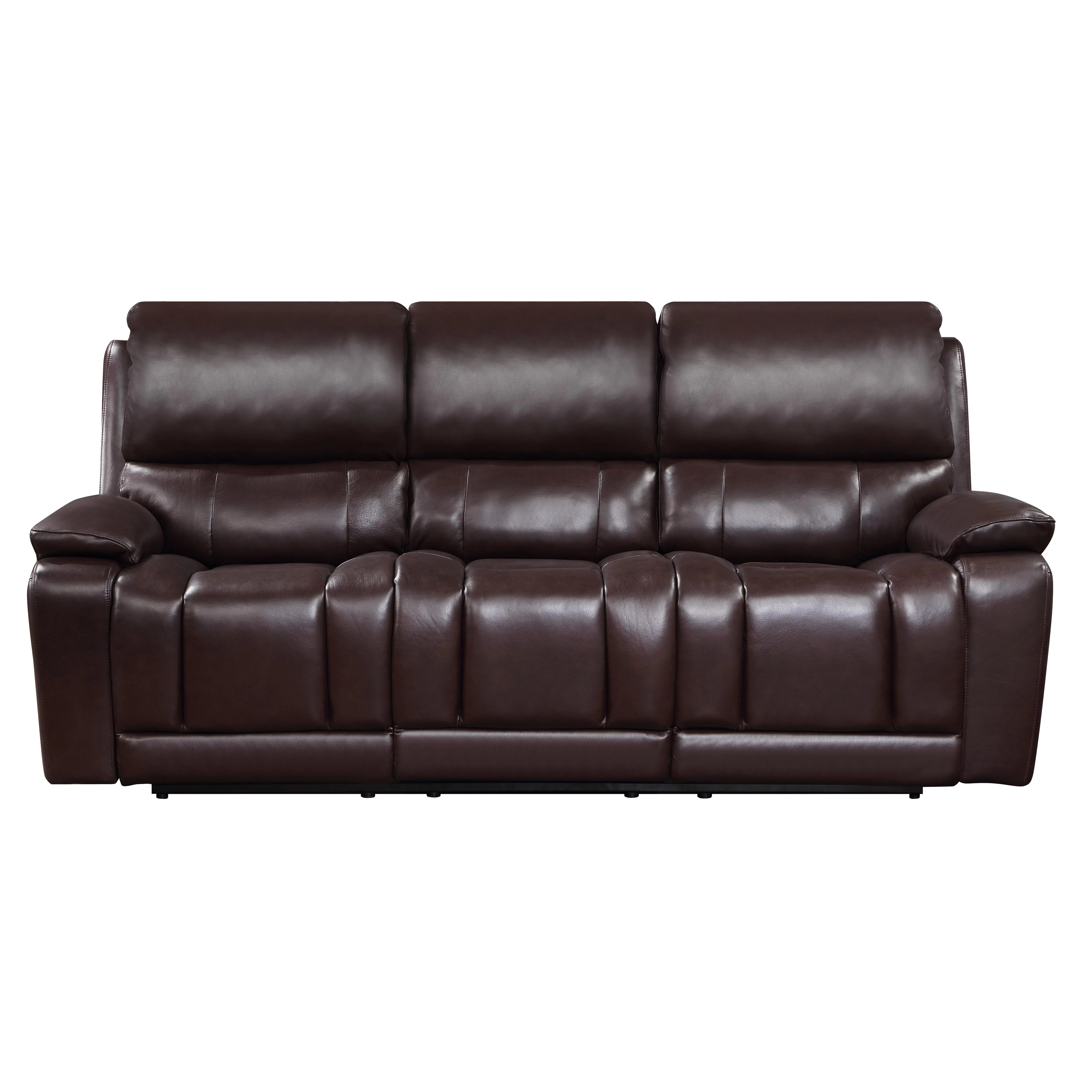 CICERO RECLINING SOFA-BROWN - Image 2
