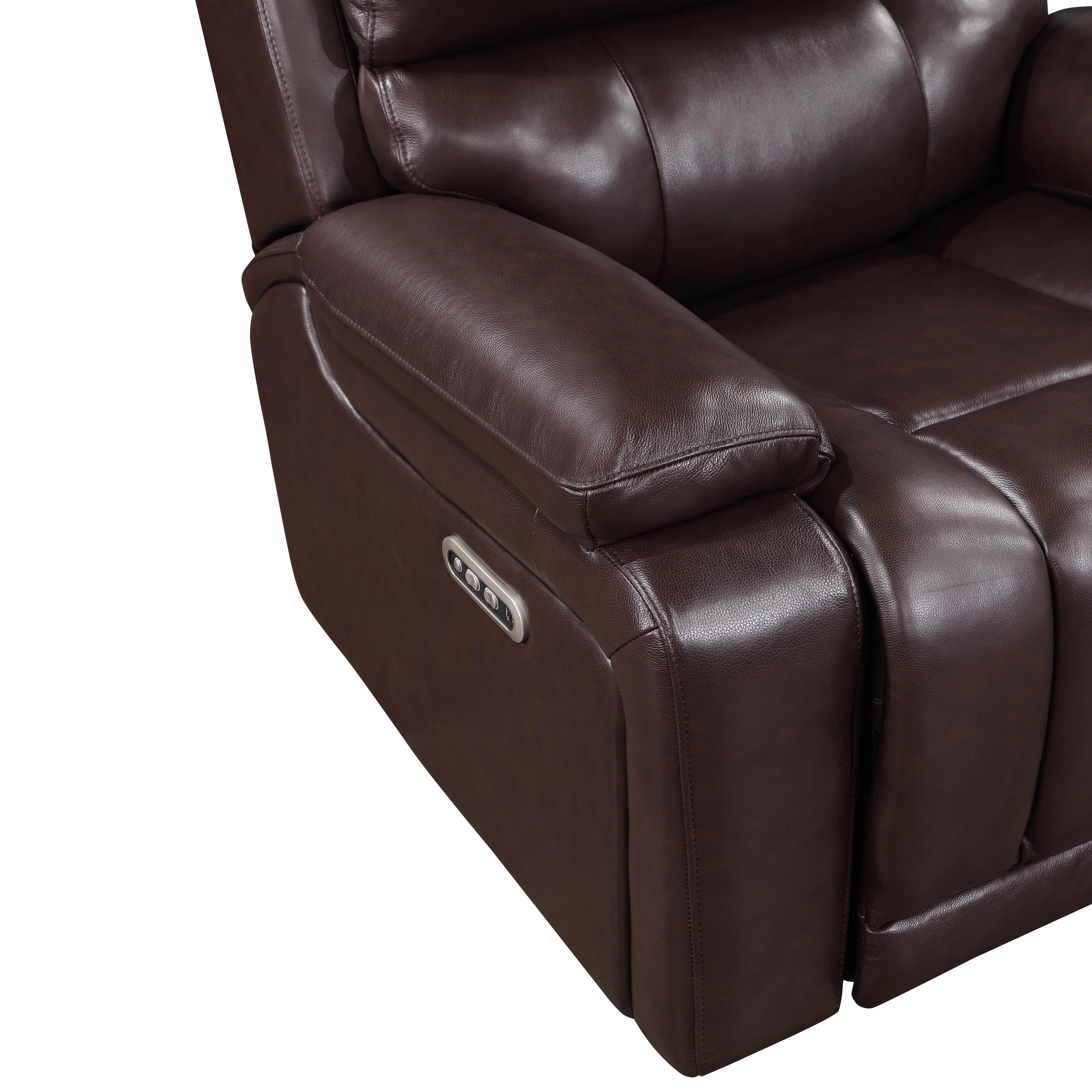 CICERO RECLINING SOFA-BROWN - Image 5