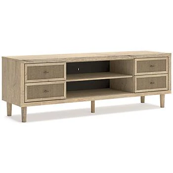 Cielden XL TV Stand w/ Fireplace Option - Image 3