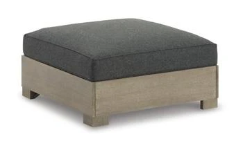 Citrine Park Outdoor Ottoman with Cushion - Image 3