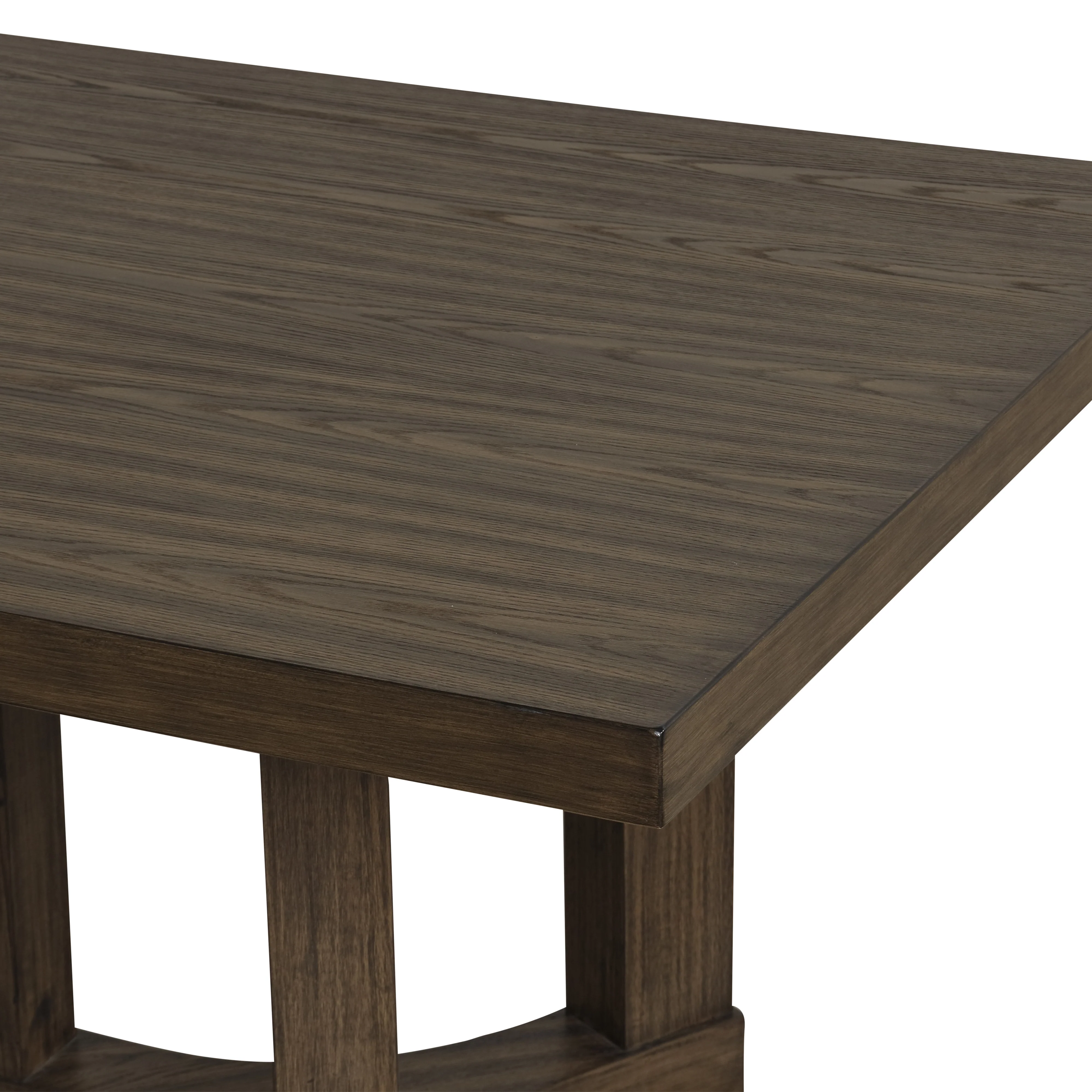 Cityscape Rectangle Dining Table Base-Walnut - Image 3