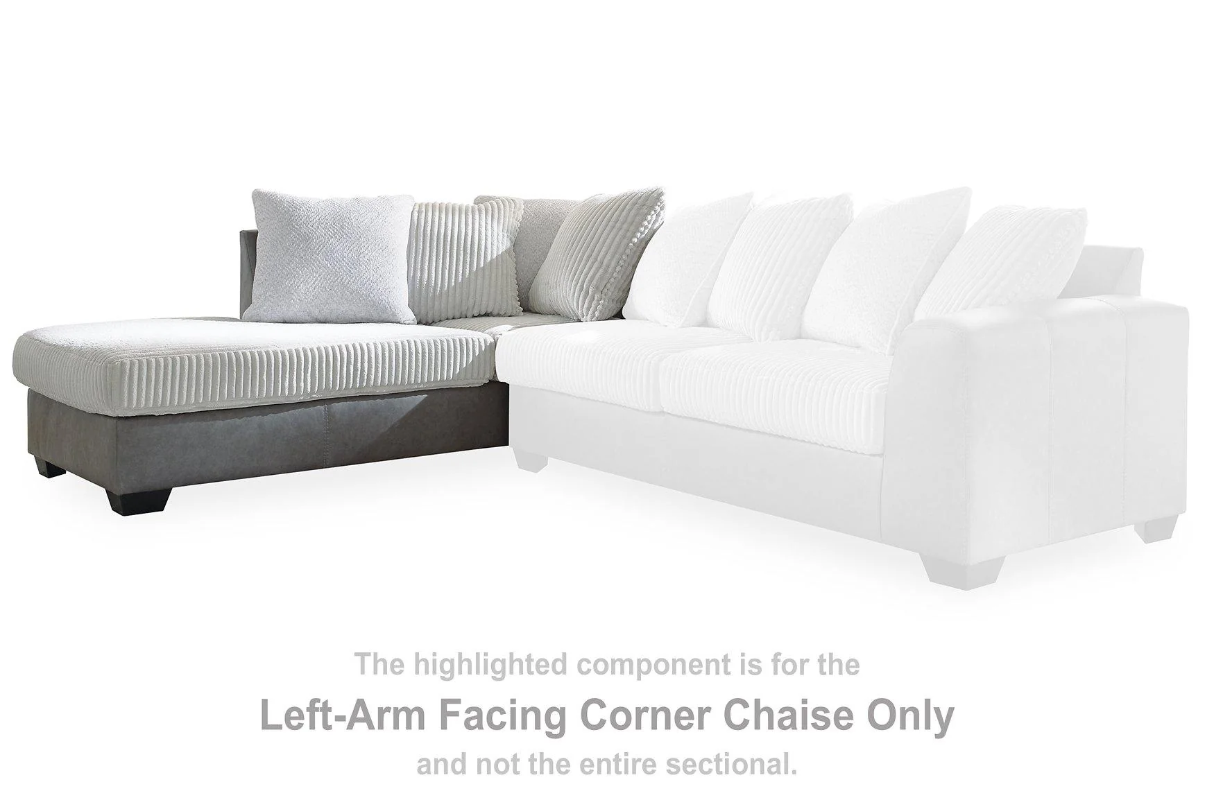 Clairette Court Sectional with Chaise - Image 18