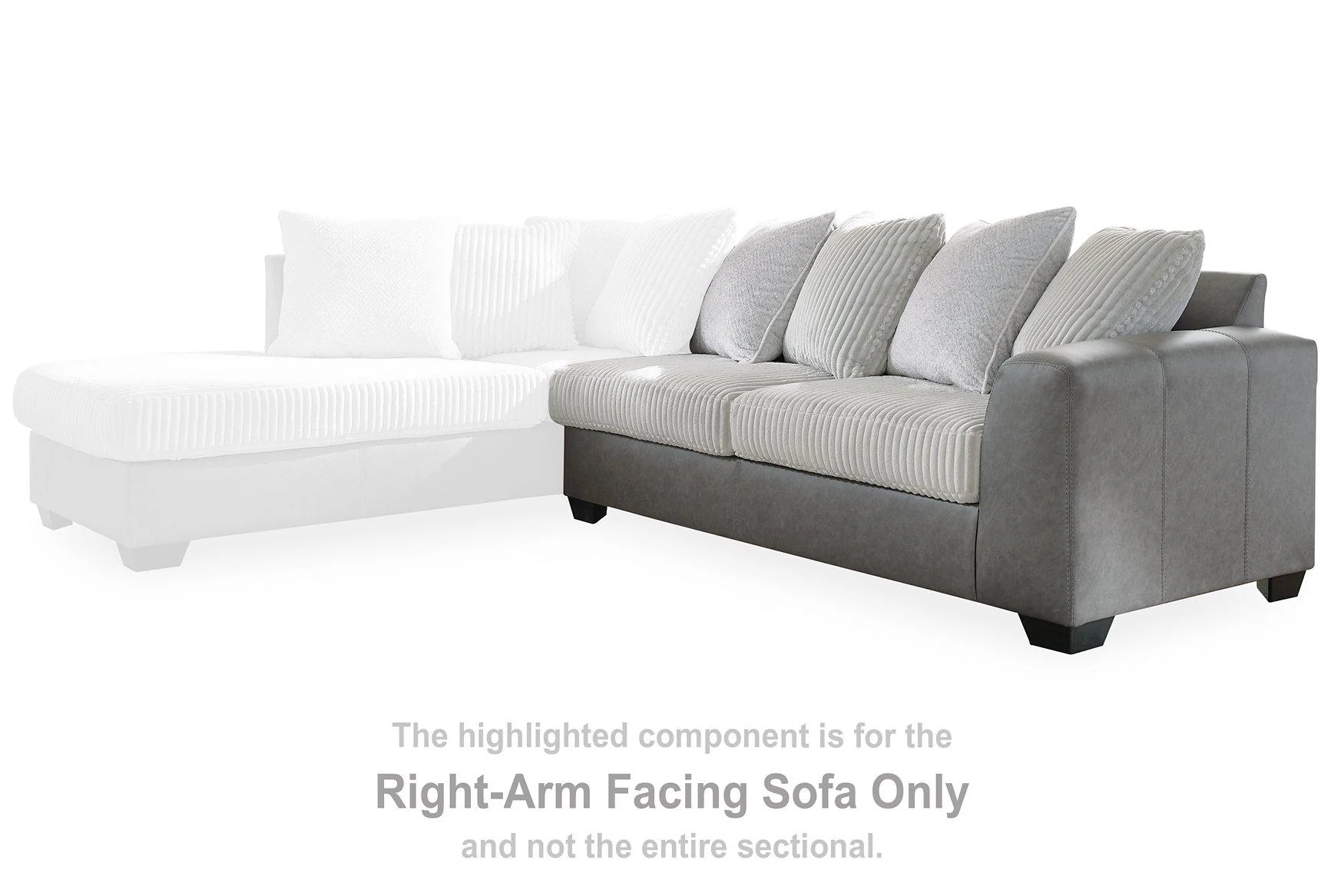 Clairette Court Sectional with Chaise - Image 22
