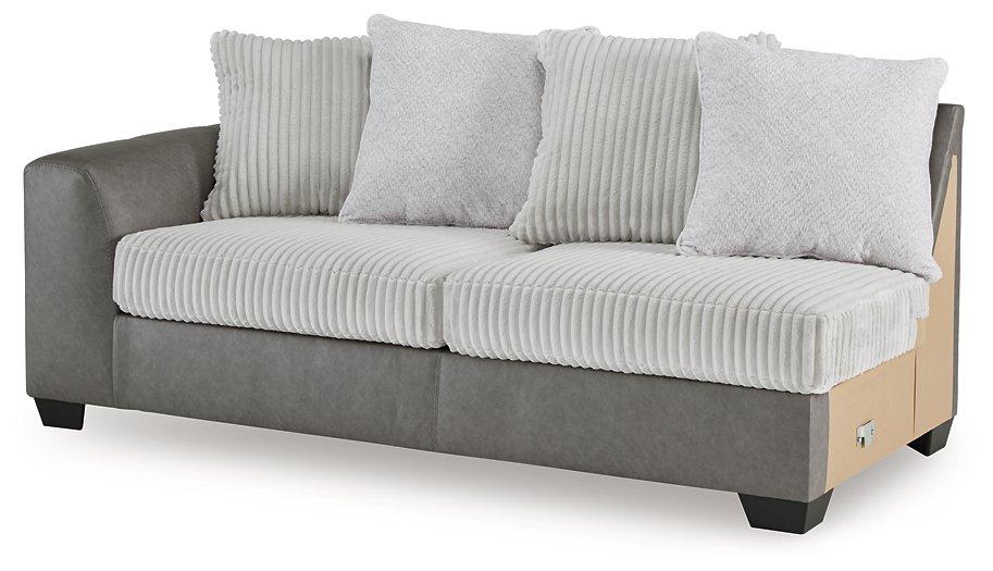Clairette Court Sectional with Chaise - Image 9