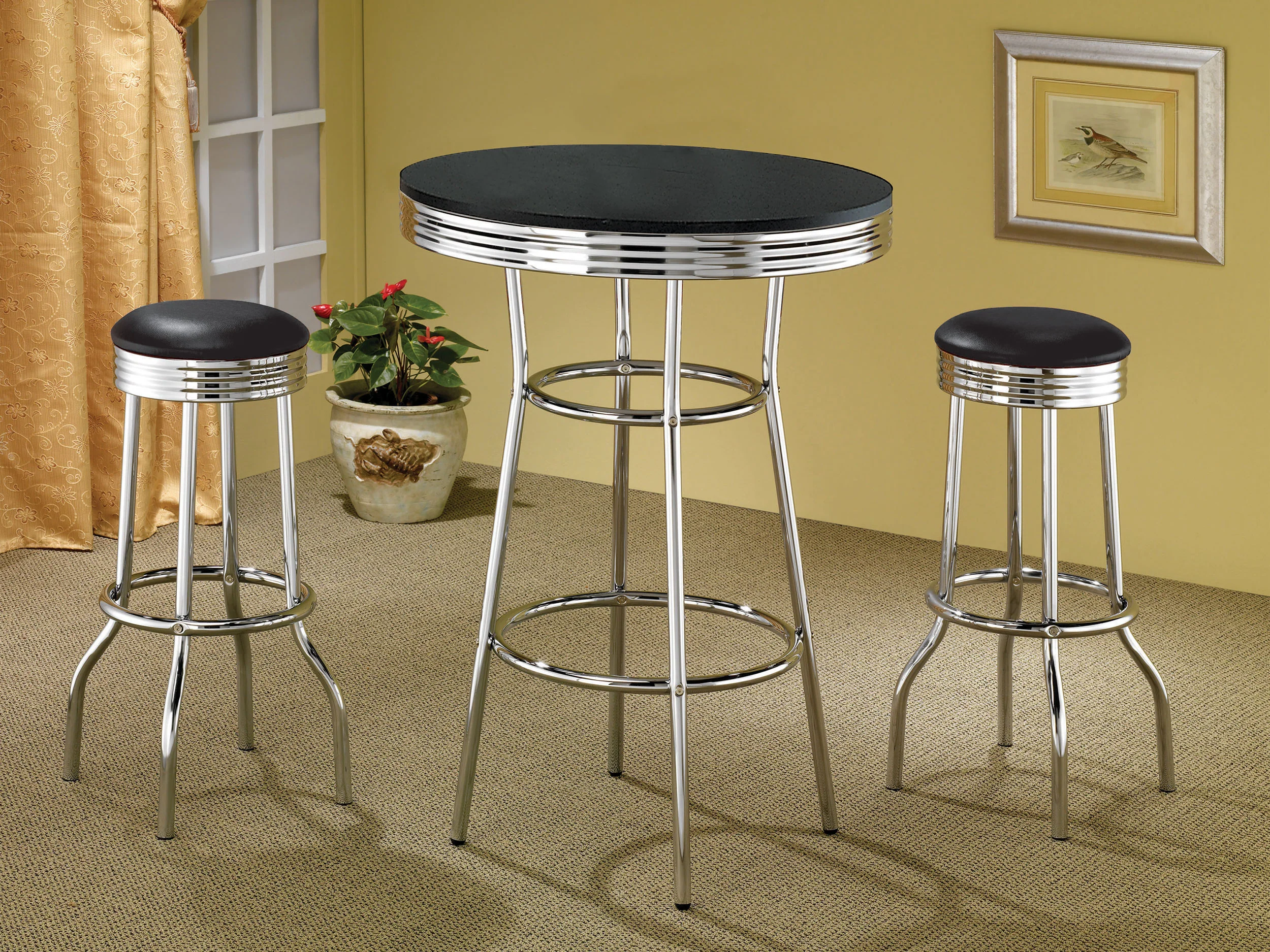 Retro Swivel Bar Stool - Image 12