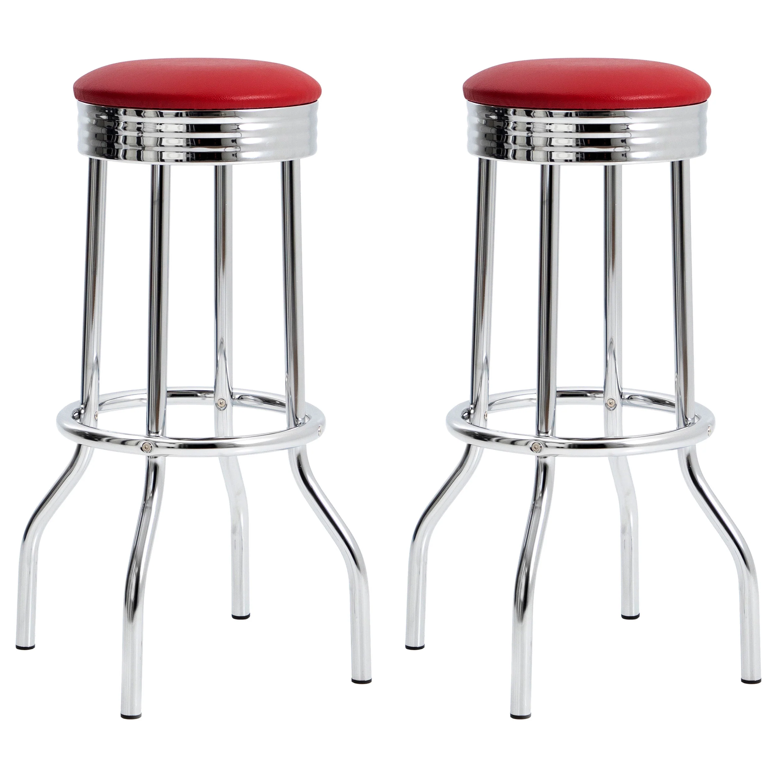Retro Swivel Bar Stool - Image 13