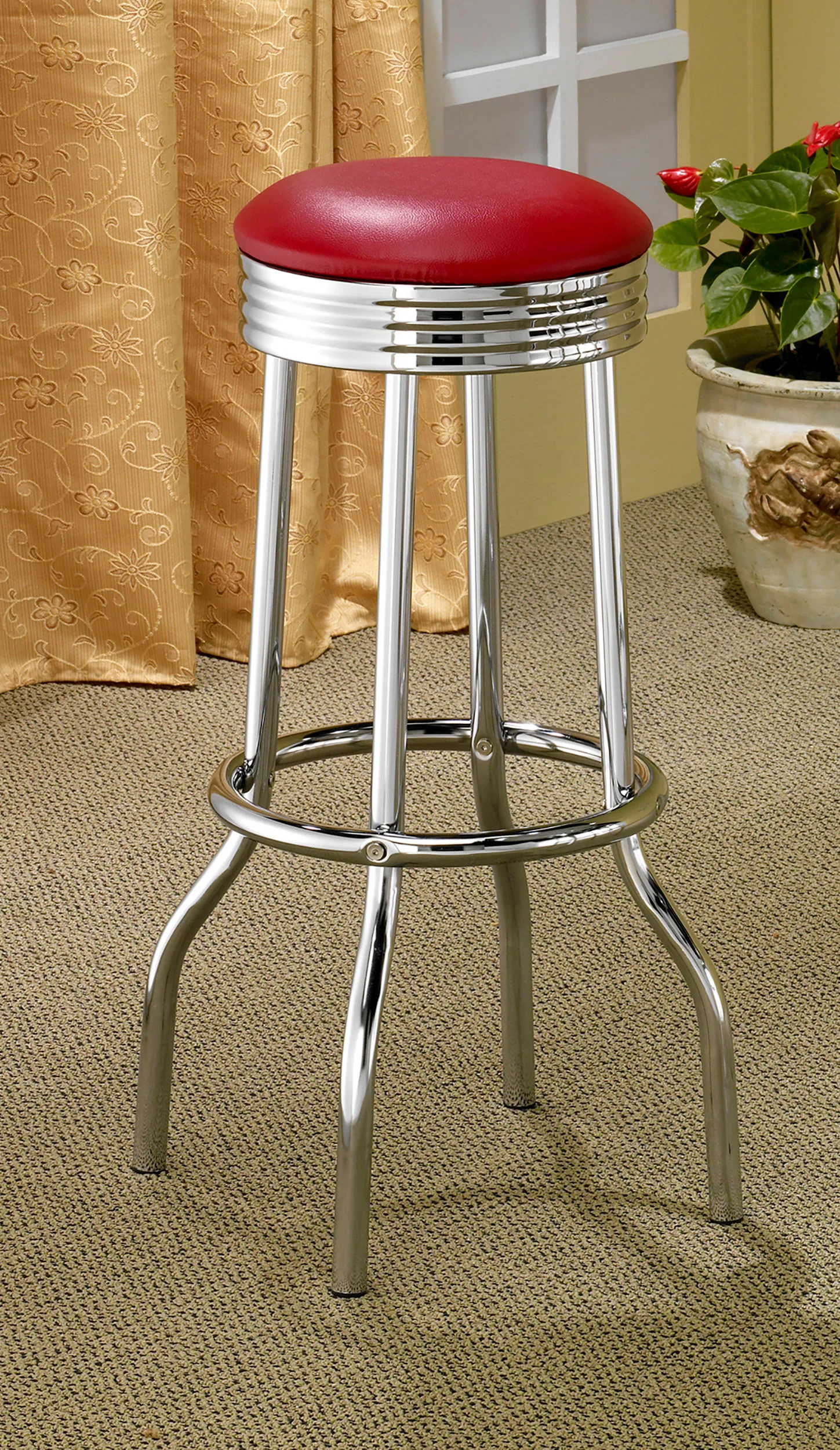 Retro Swivel Bar Stool - Image 14