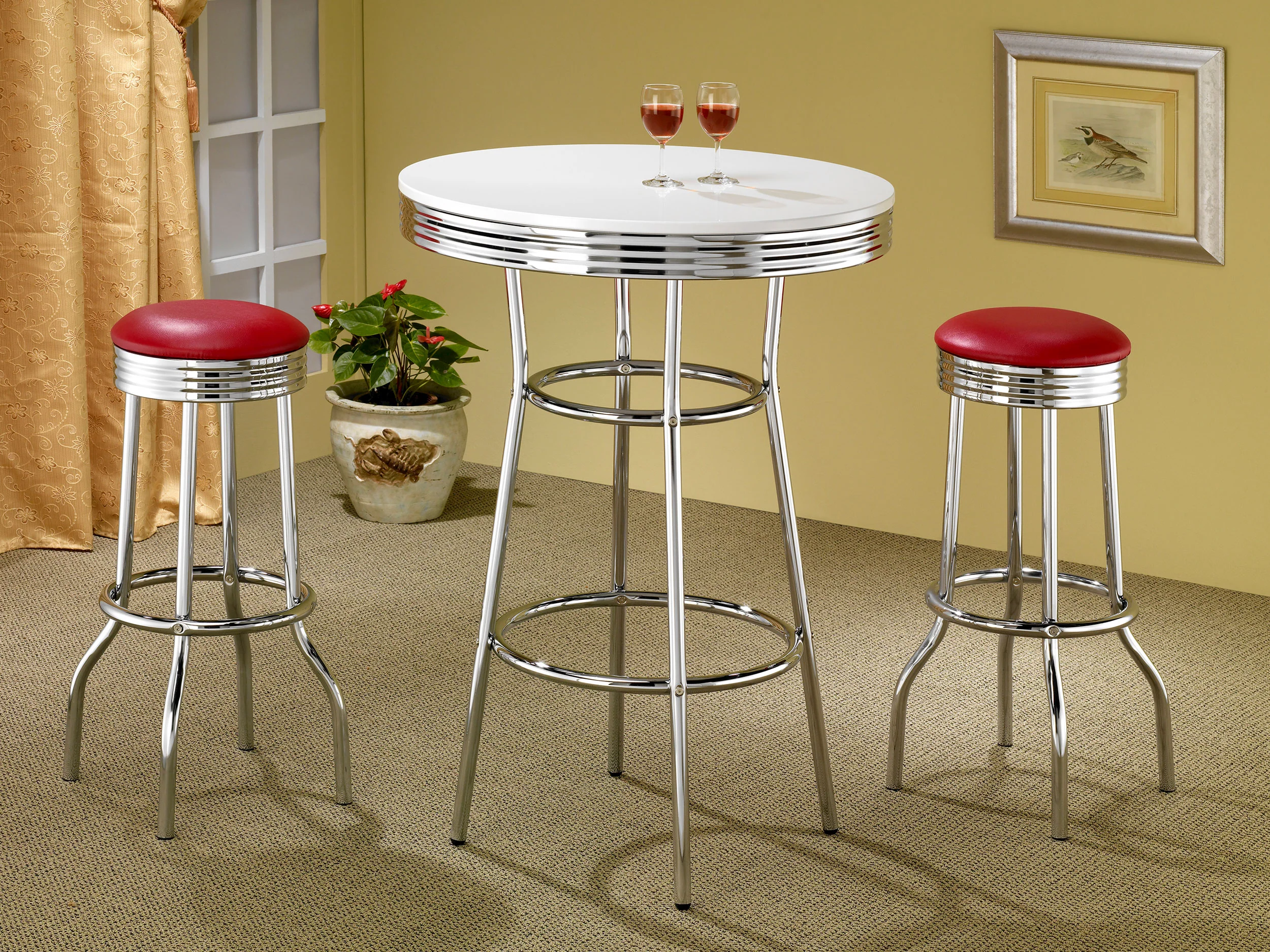 Retro Swivel Bar Stool - Image 18