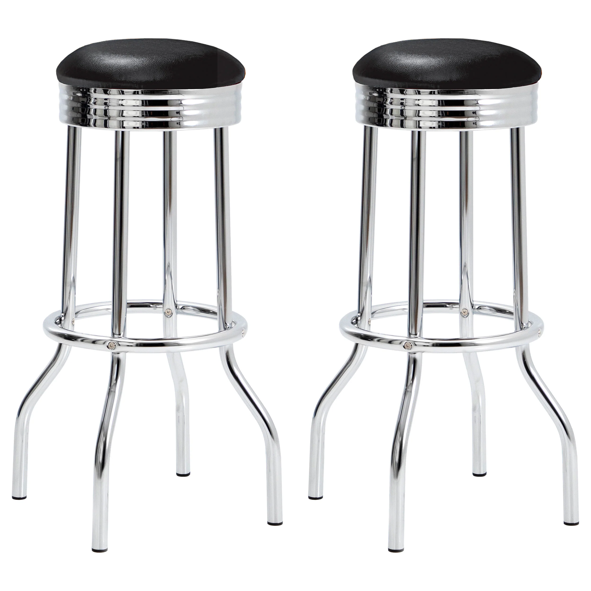 Retro Swivel Bar Stool - Image 7