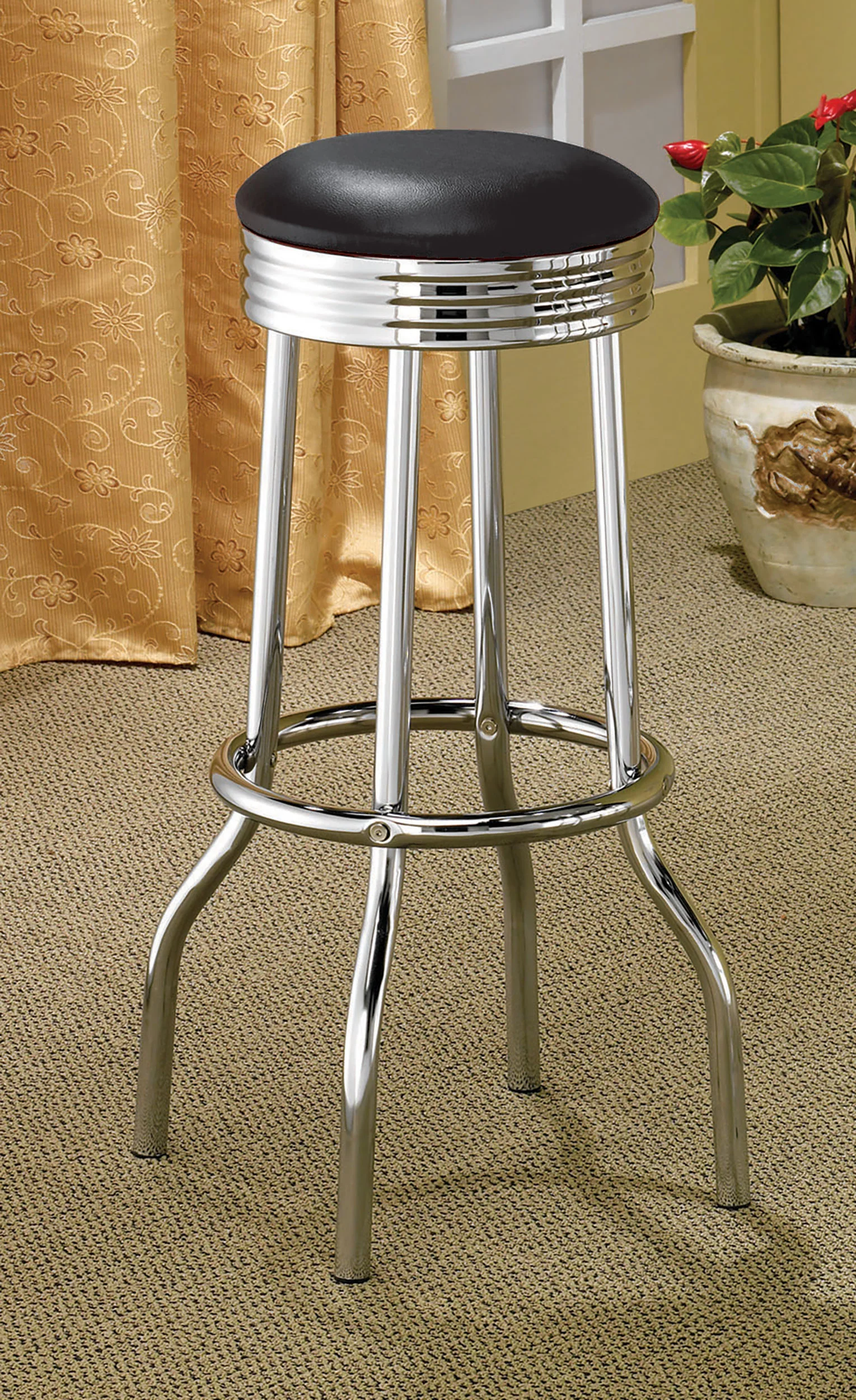 Retro Swivel Bar Stool - Image 8