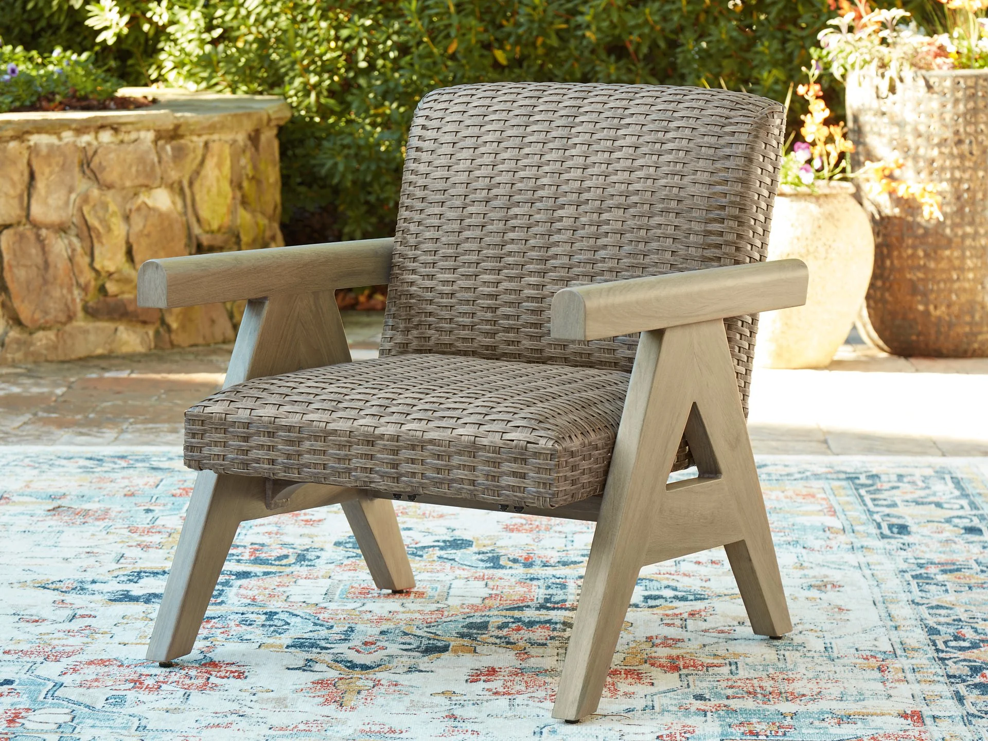 Cliff Trails Outdoor Rocking Lounge Chair - Image 2