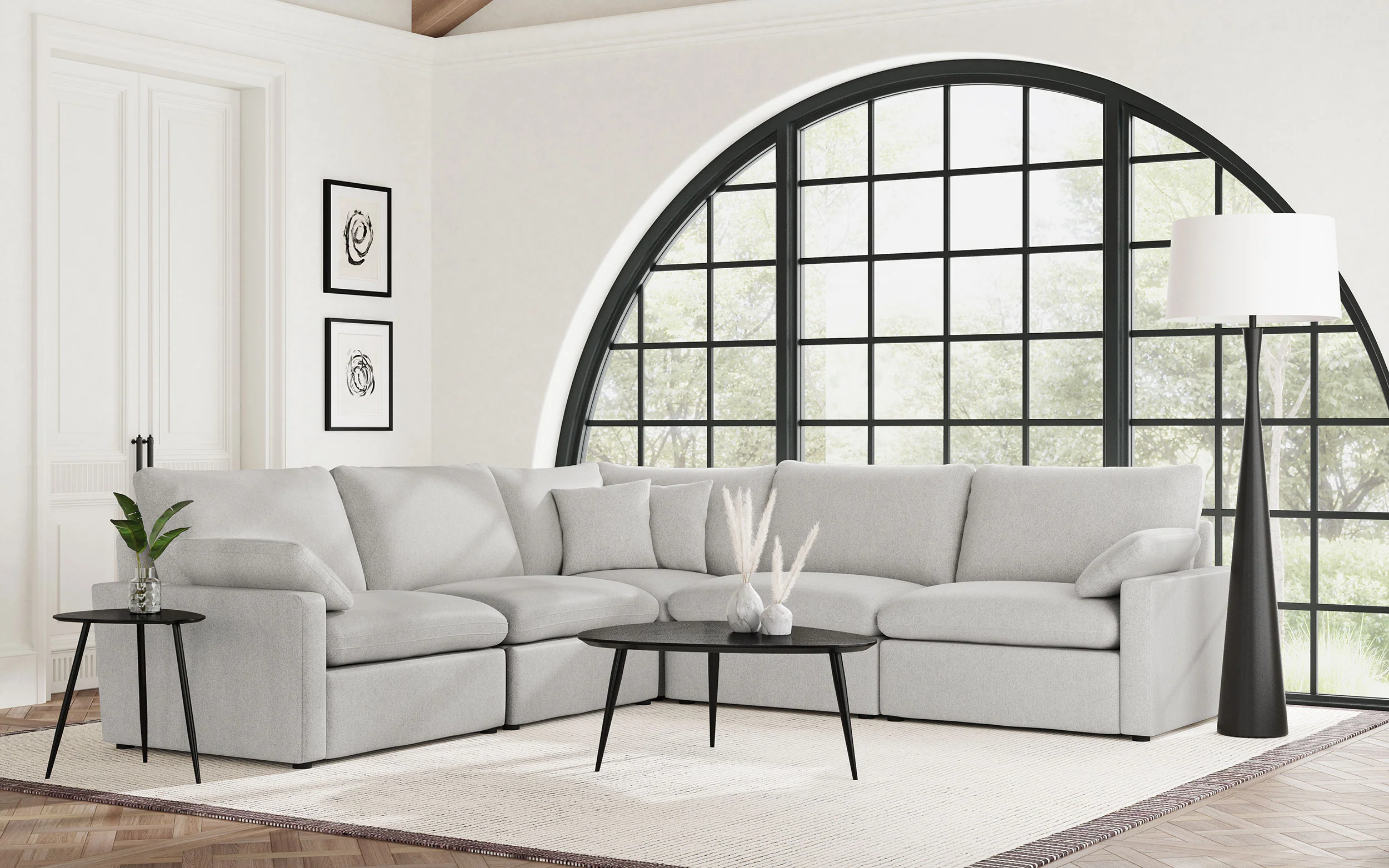 Collins Armless Chair - Image 11