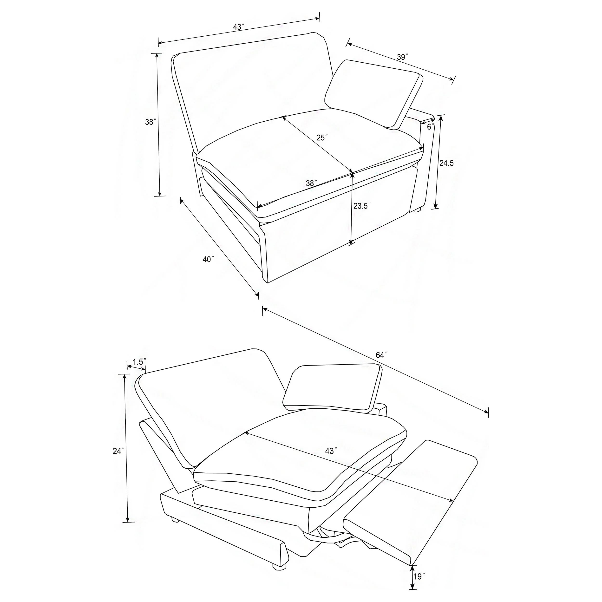 Collins Power Reclining Sofa - Image 14