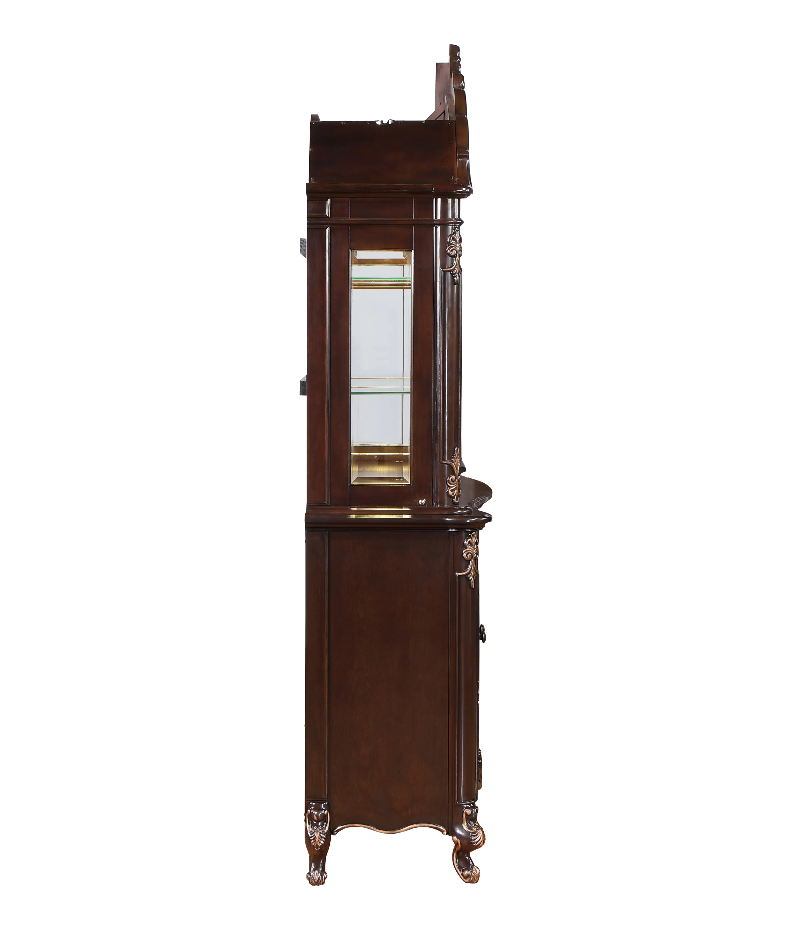 Constantine China Cabinet Top-Cherry - Image 3