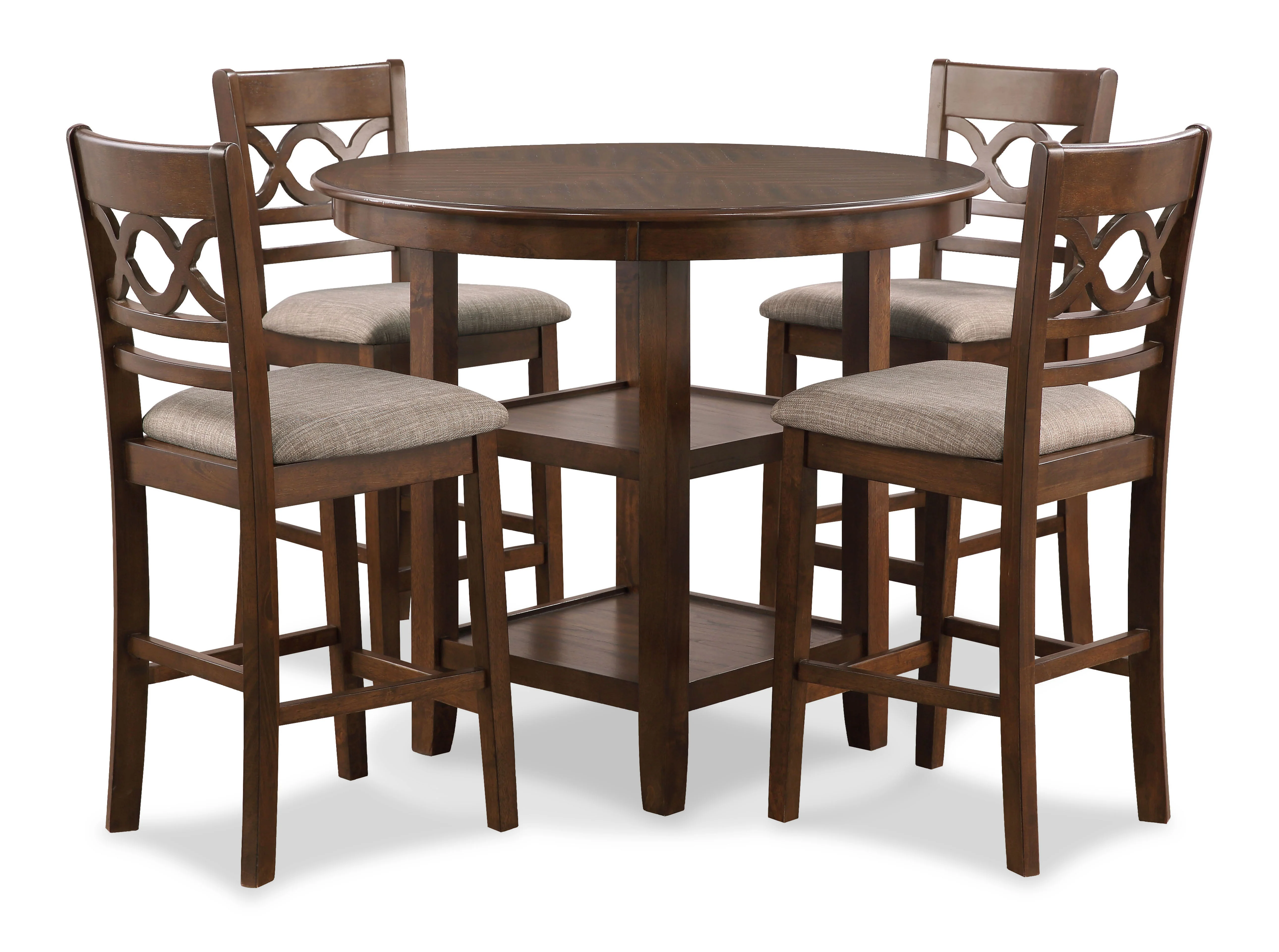 Cori Counter 5 Pc Set-Brown Cherry - Image 2