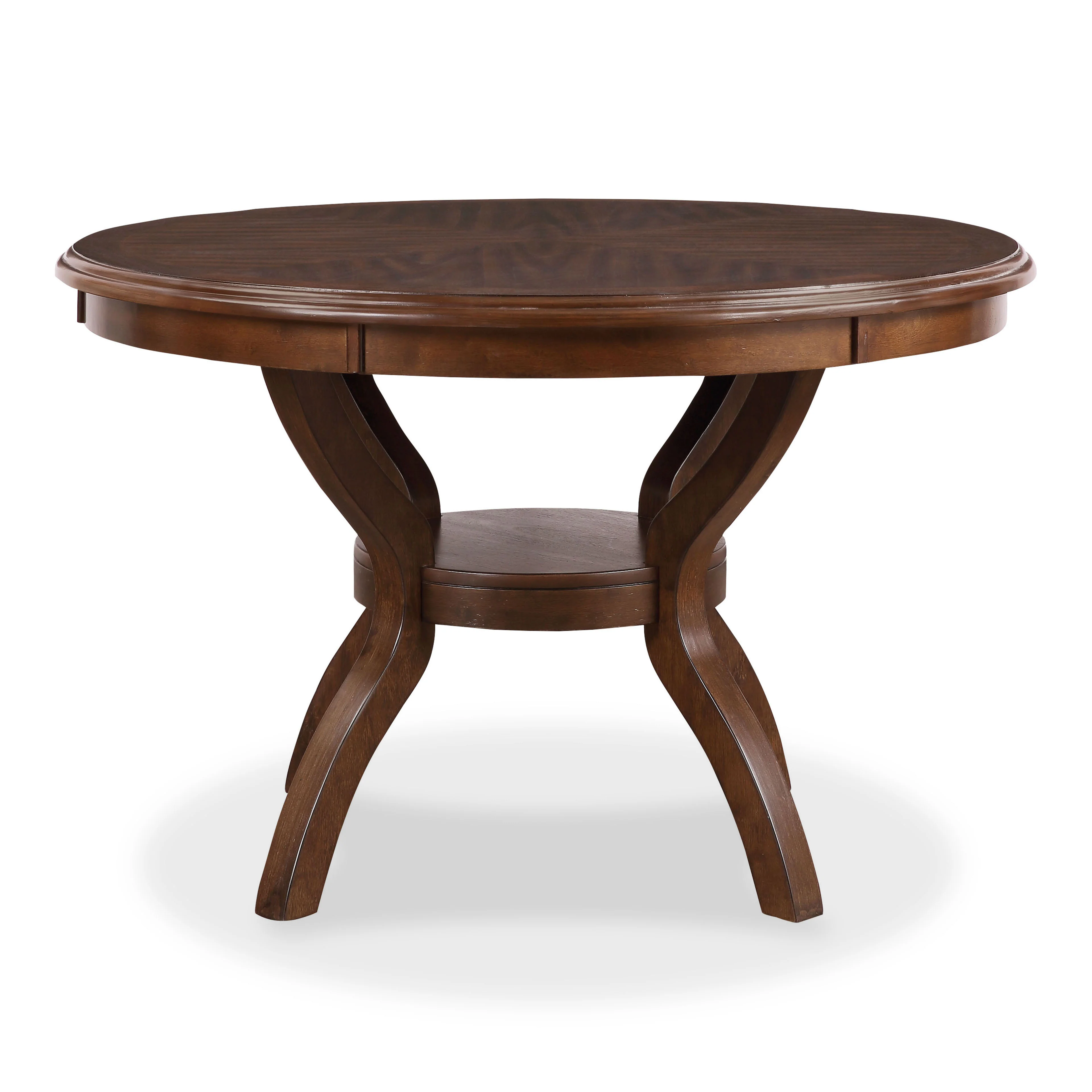 Cori Round Dining 5 Pc Set-Brown Cherry - Image 3