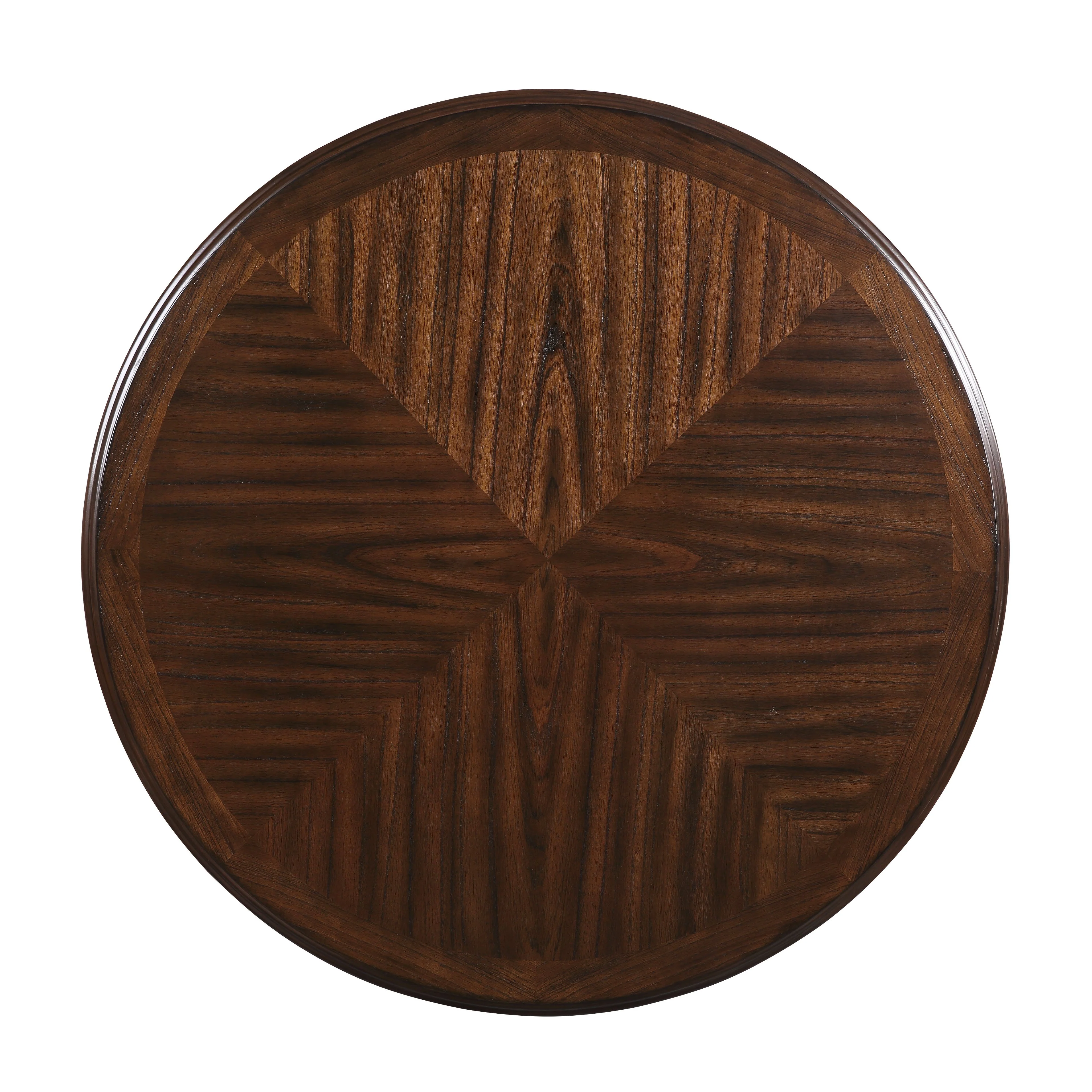 Cori Round Dining 5 Pc Set-Brown Cherry - Image 5