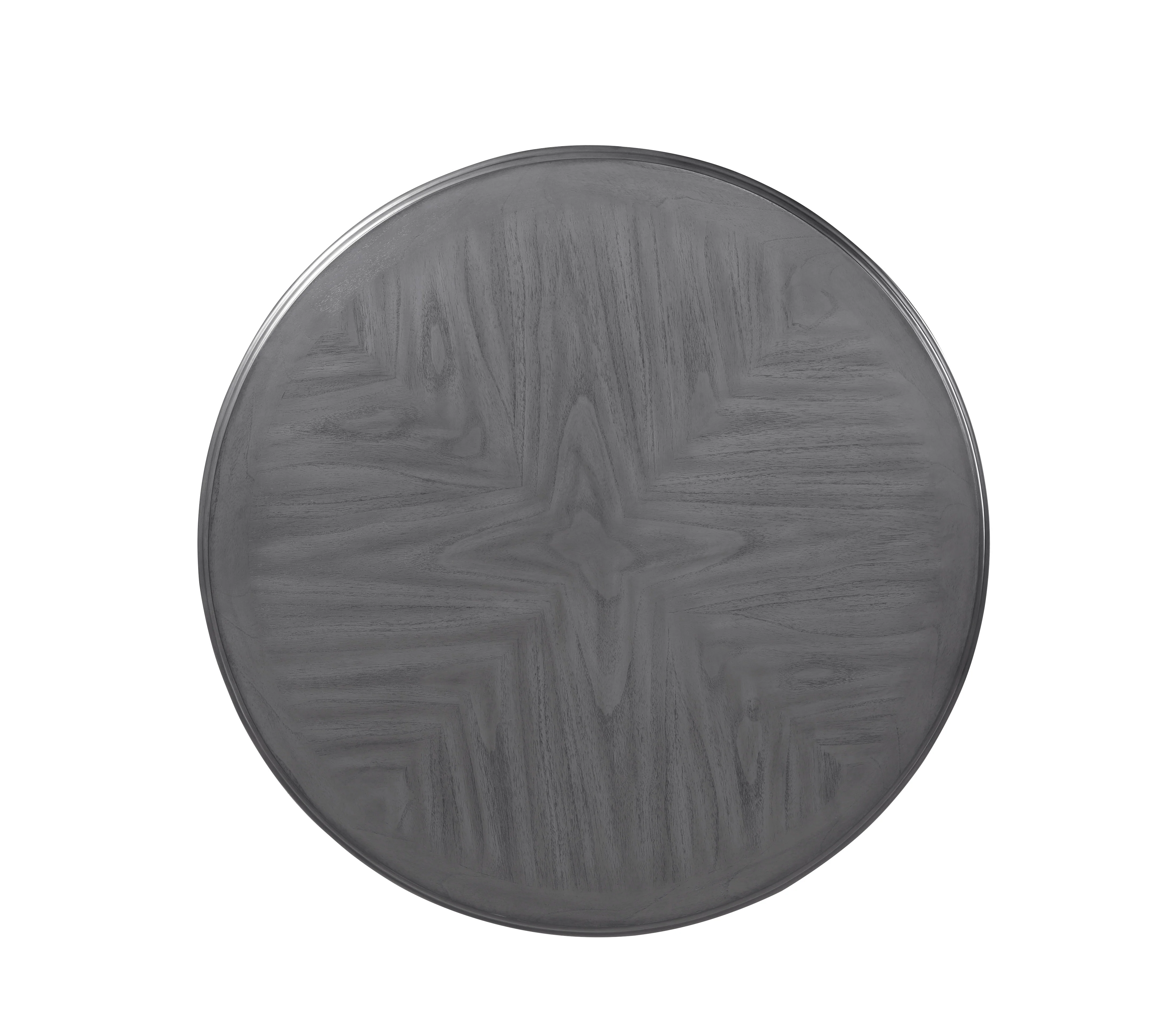 Cori Round Dining 5 Pc Set-Gray - Image 5