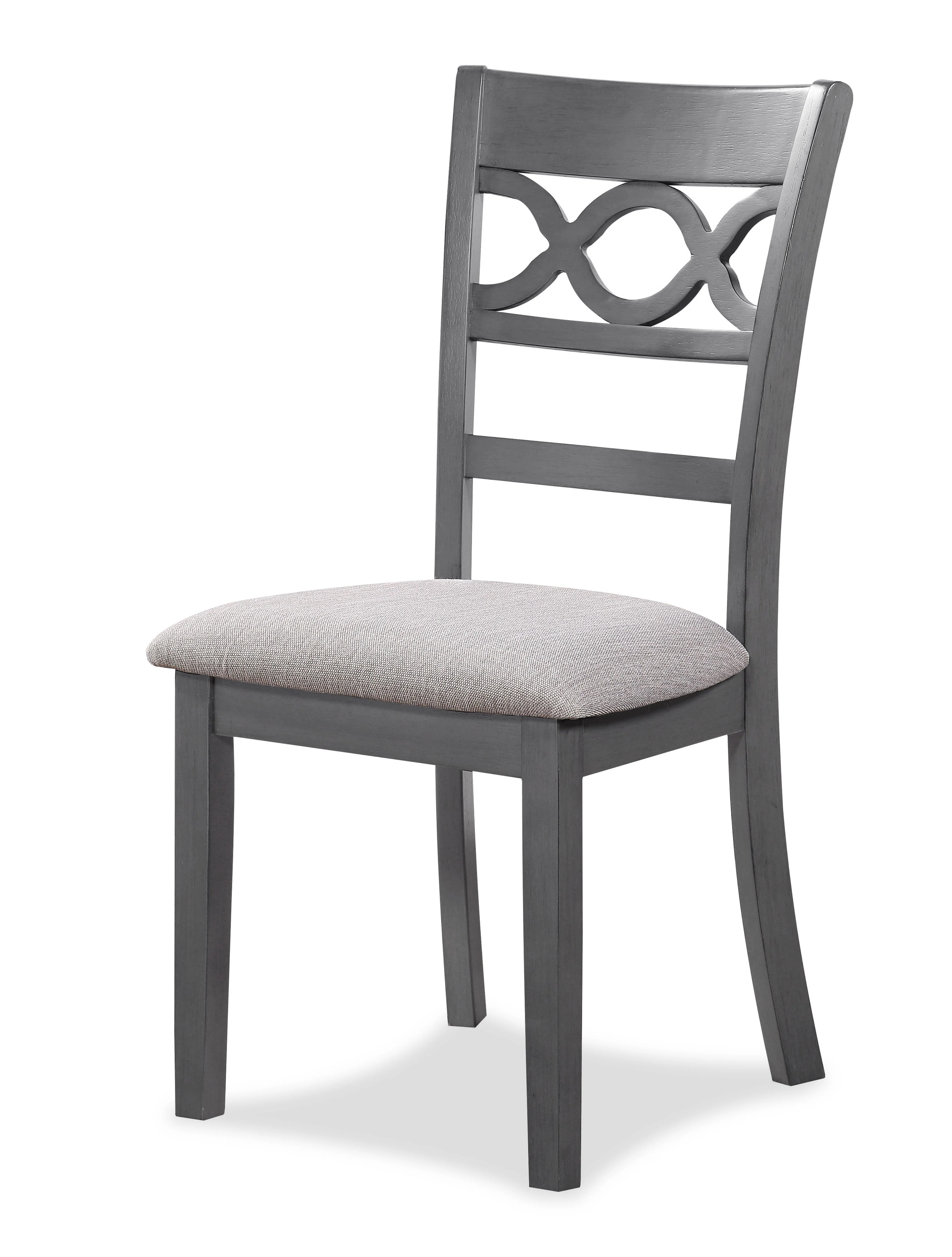 Cori Round Dining 5 Pc Set-Gray - Image 6