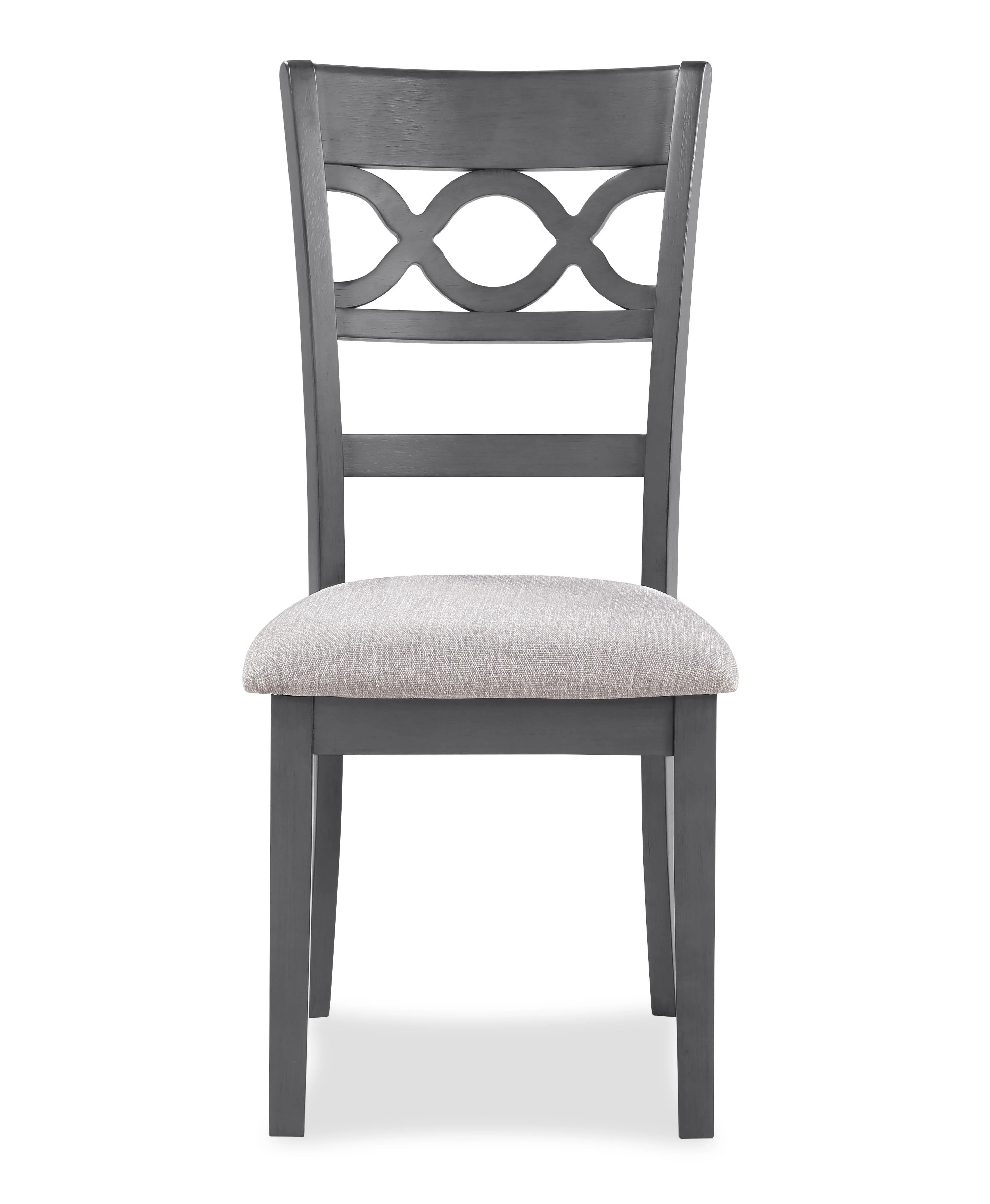 Cori Round Dining 5 Pc Set-Gray - Image 7