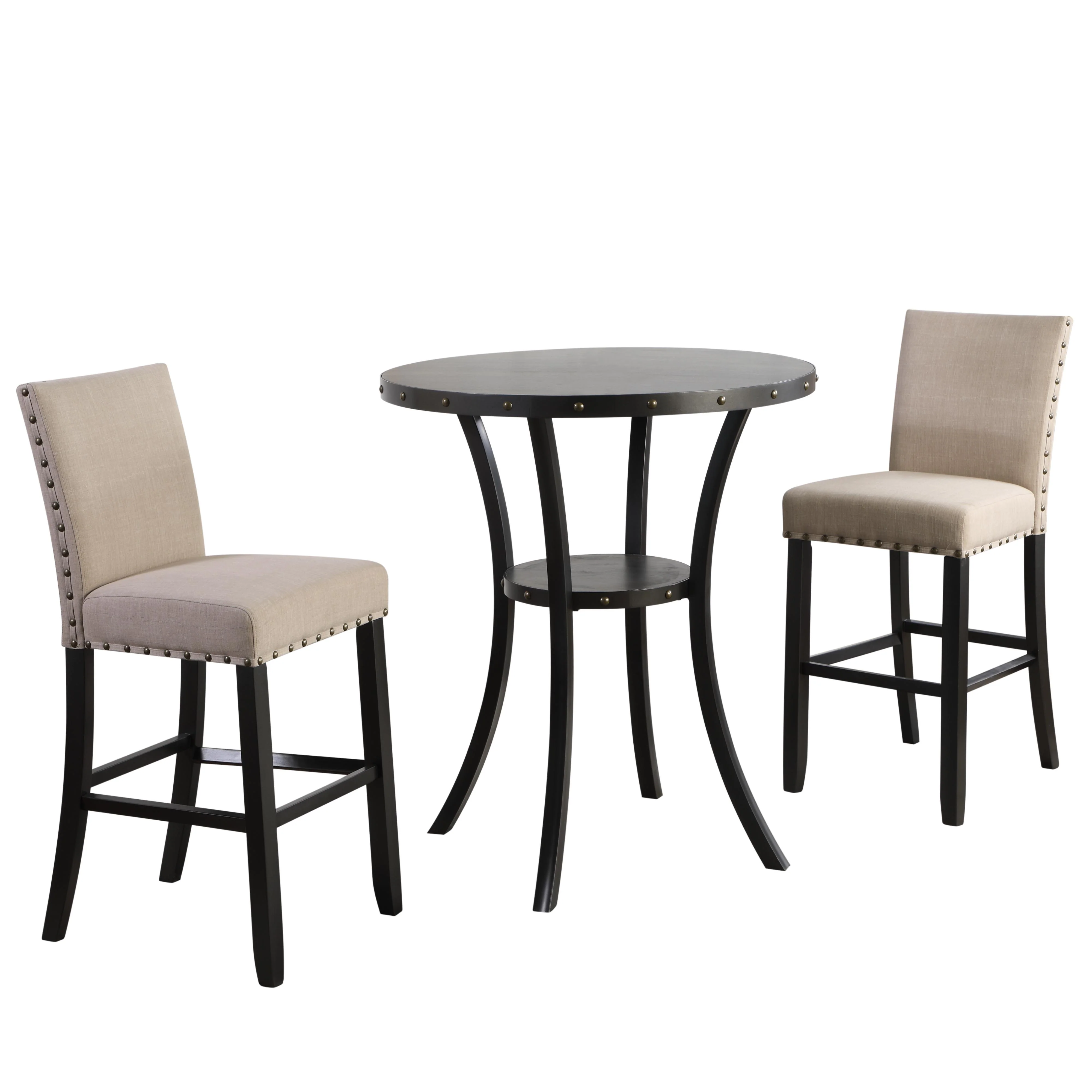 CRISPIN 36" ROUND BAR TABLE-SMOKE - Image 3