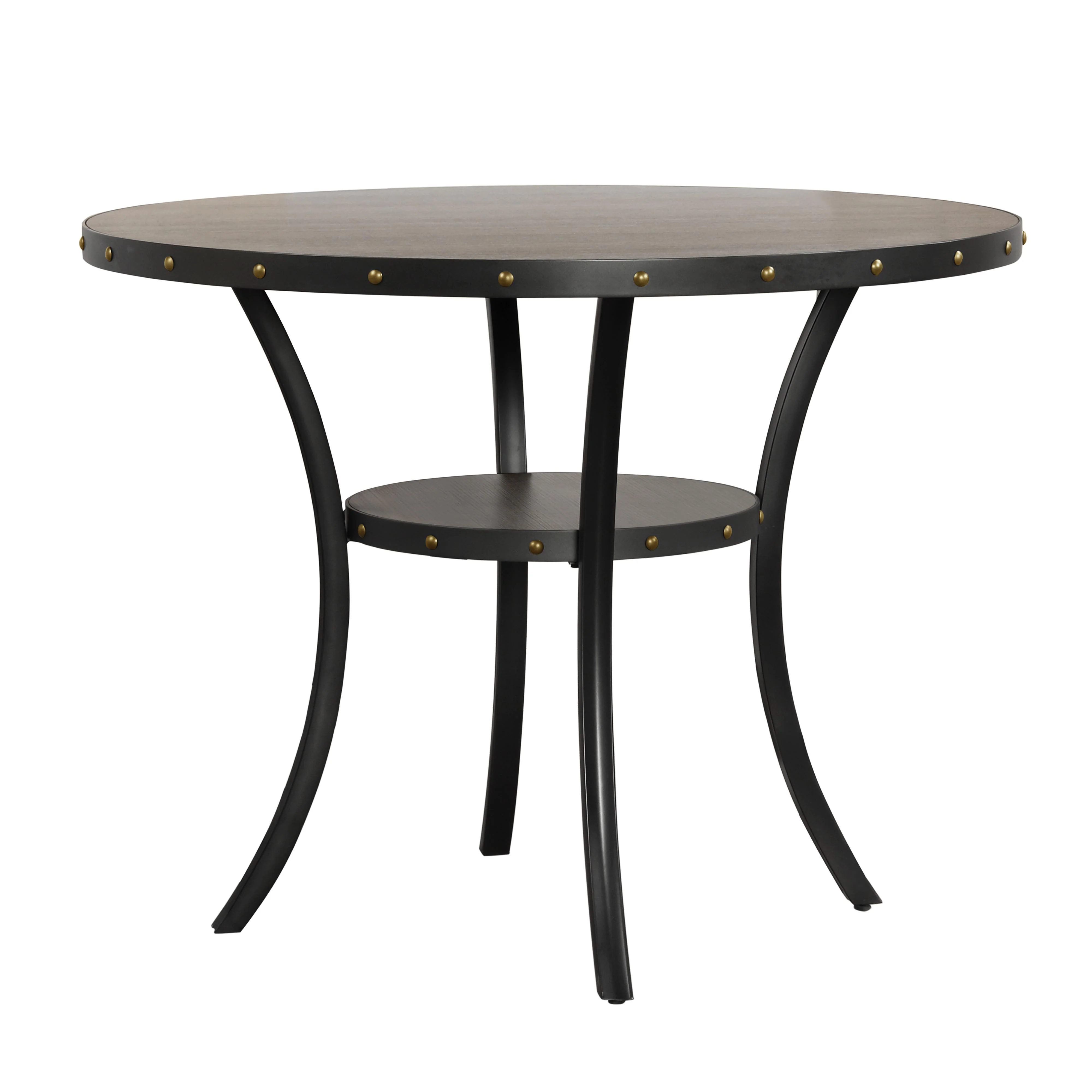 CRISPIN 48" ROUND COUNTER TABLE-GRAY - Image 4