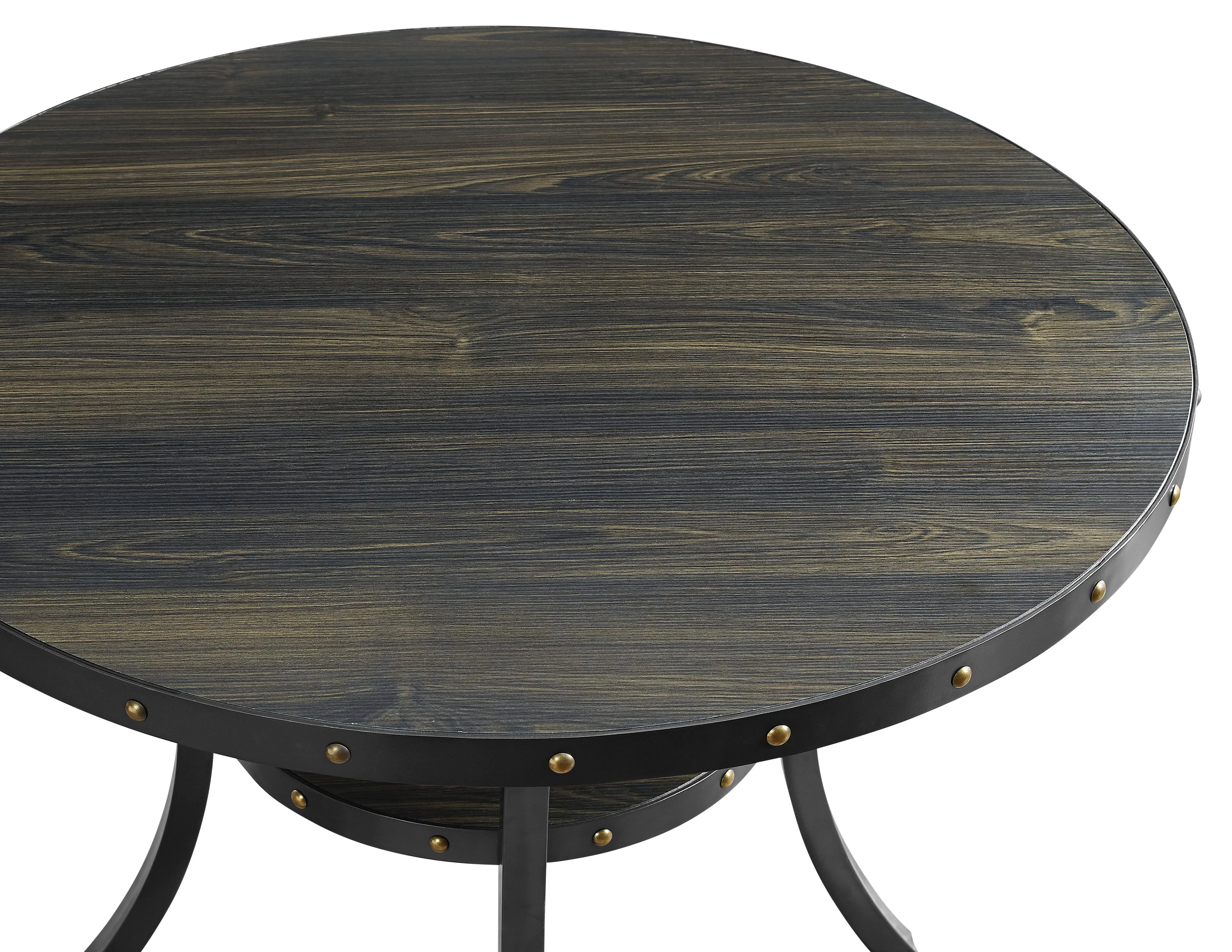 CRISPIN 48" ROUND COUNTER TABLE-SMOKE - Image 2