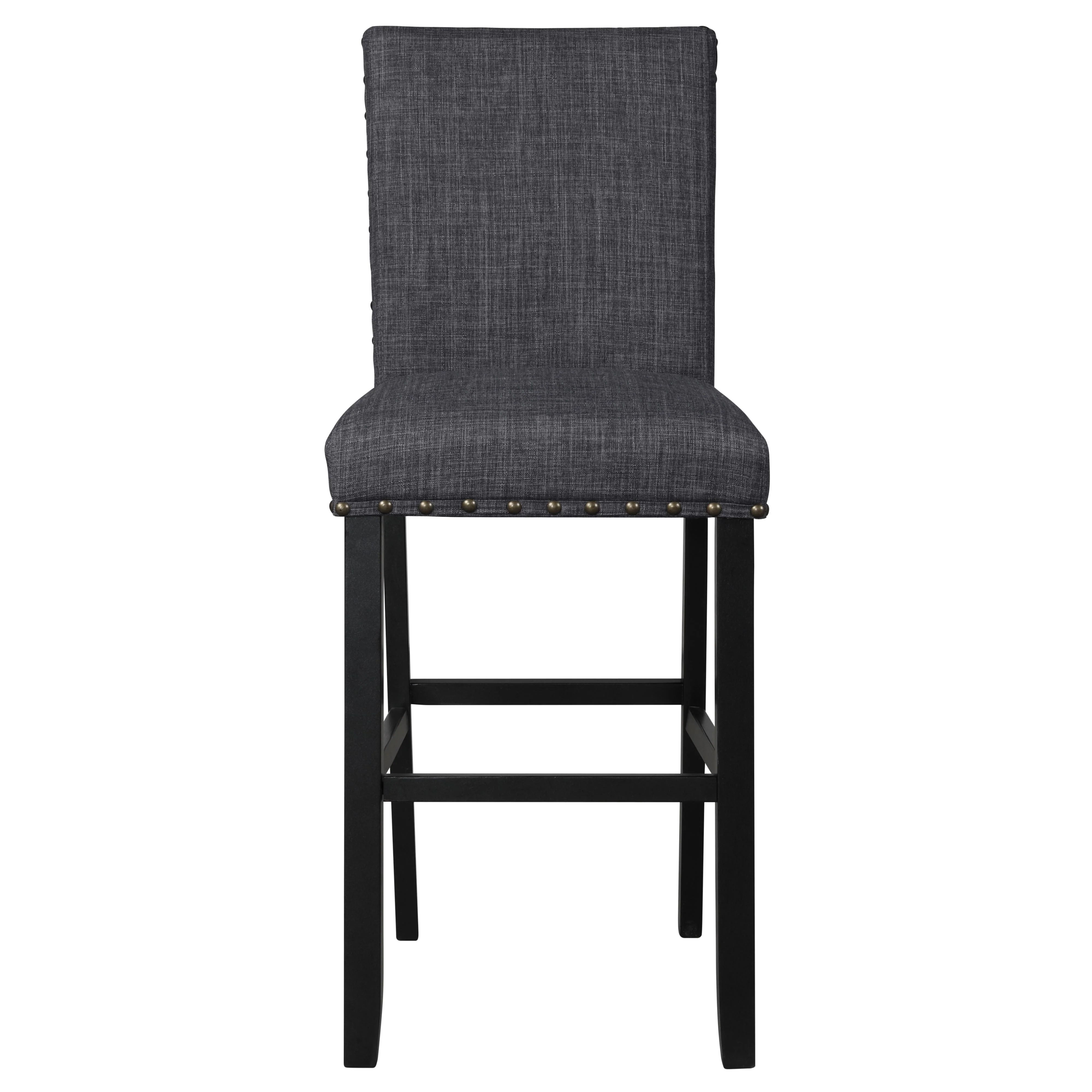 CRISPIN GRANITE GRAY BAR CHAIR- (2/Ctn) - Image 2