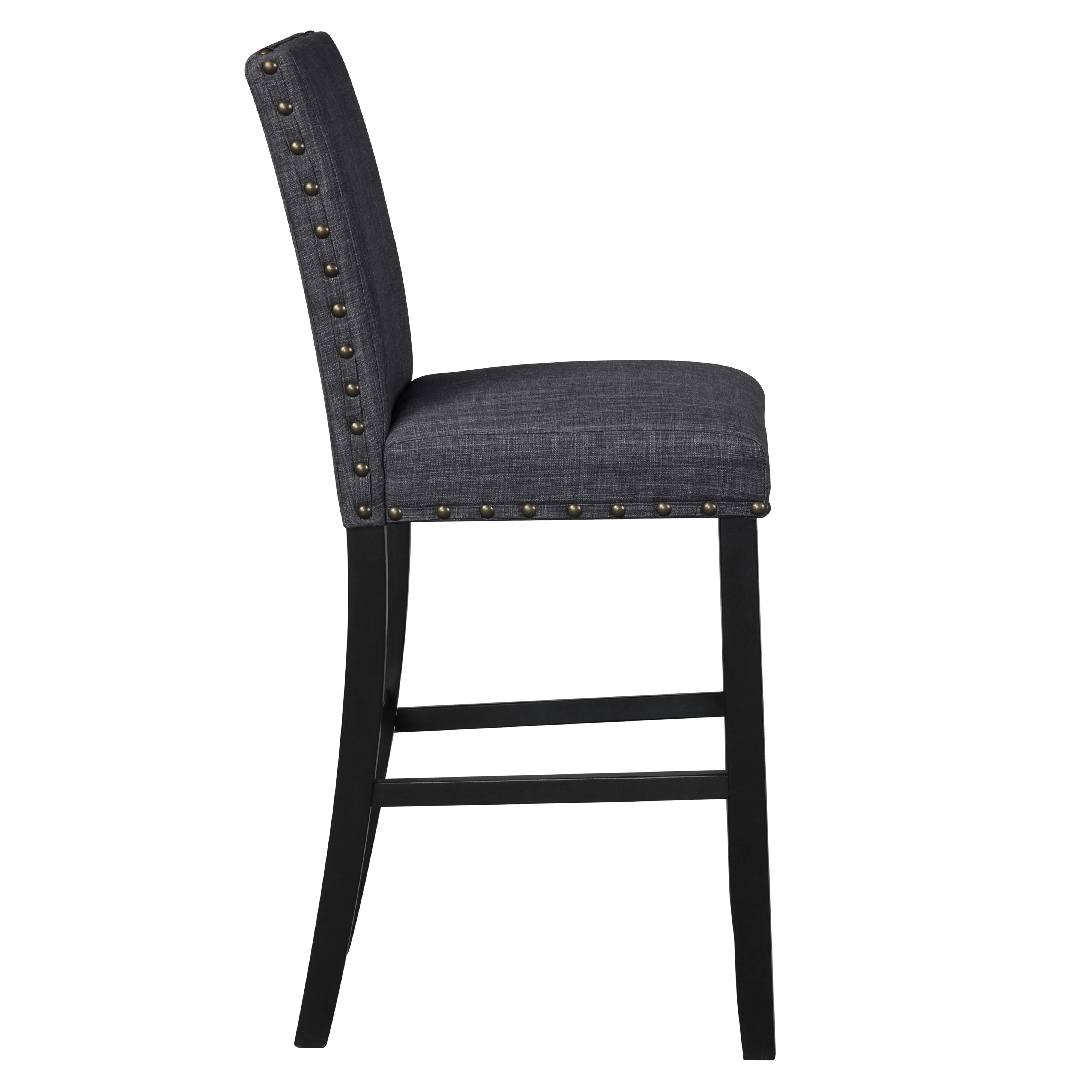 CRISPIN GRANITE GRAY BAR CHAIR- (2/Ctn) - Image 3