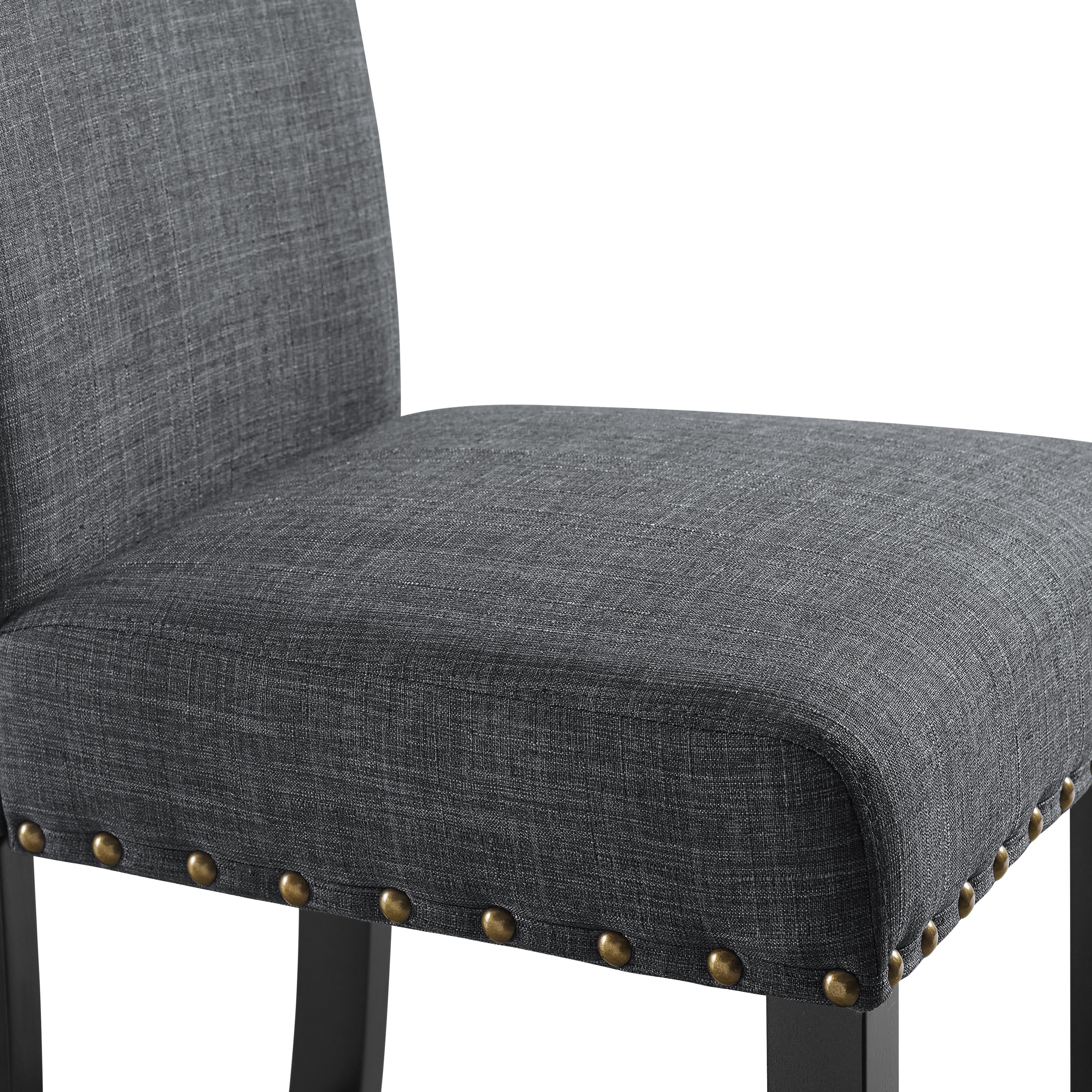 CRISPIN GRANITE GRAY BAR CHAIR- (2/Ctn) - Image 5