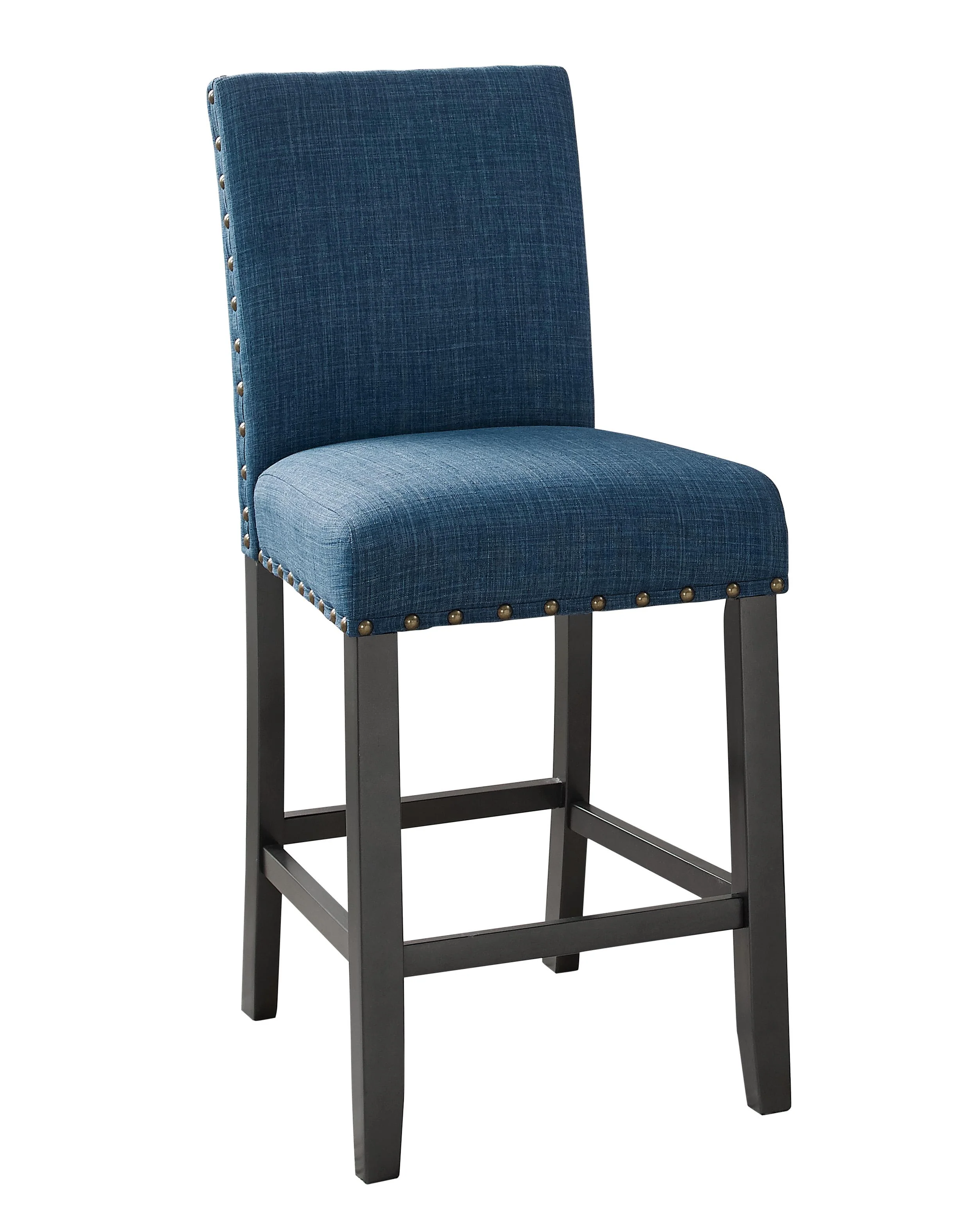 CRISPIN MARINE BLUE COUNTER CHAIR- (2/Ctn) - Image 2