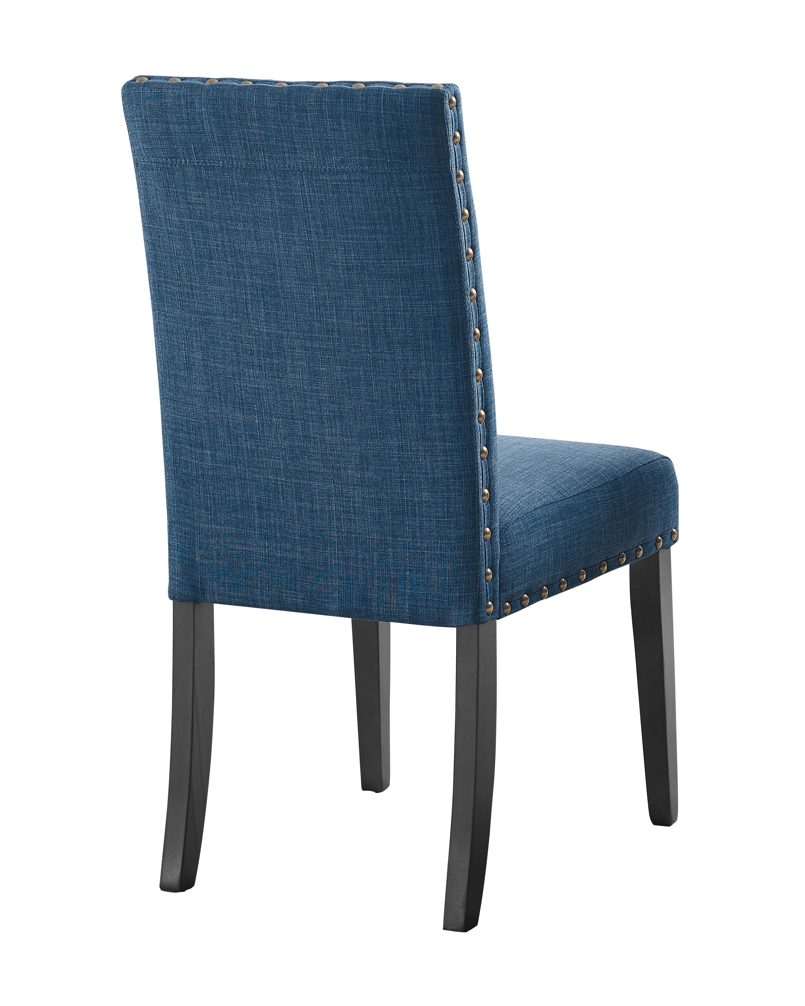 CRISPIN MARINE BLUE DINING CHAIR- (2/Ctn) - Image 3