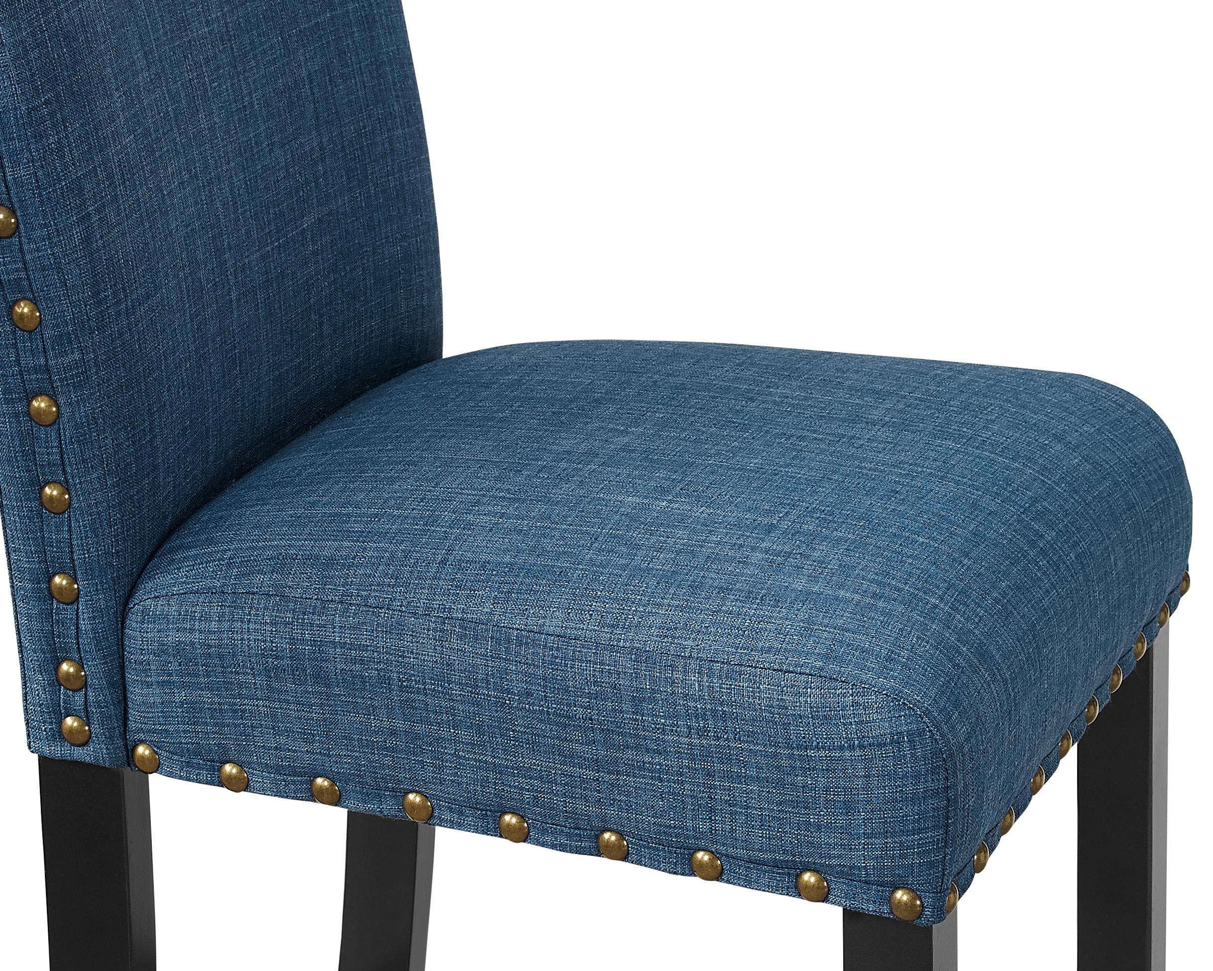 CRISPIN MARINE BLUE DINING CHAIR- (2/Ctn) - Image 4