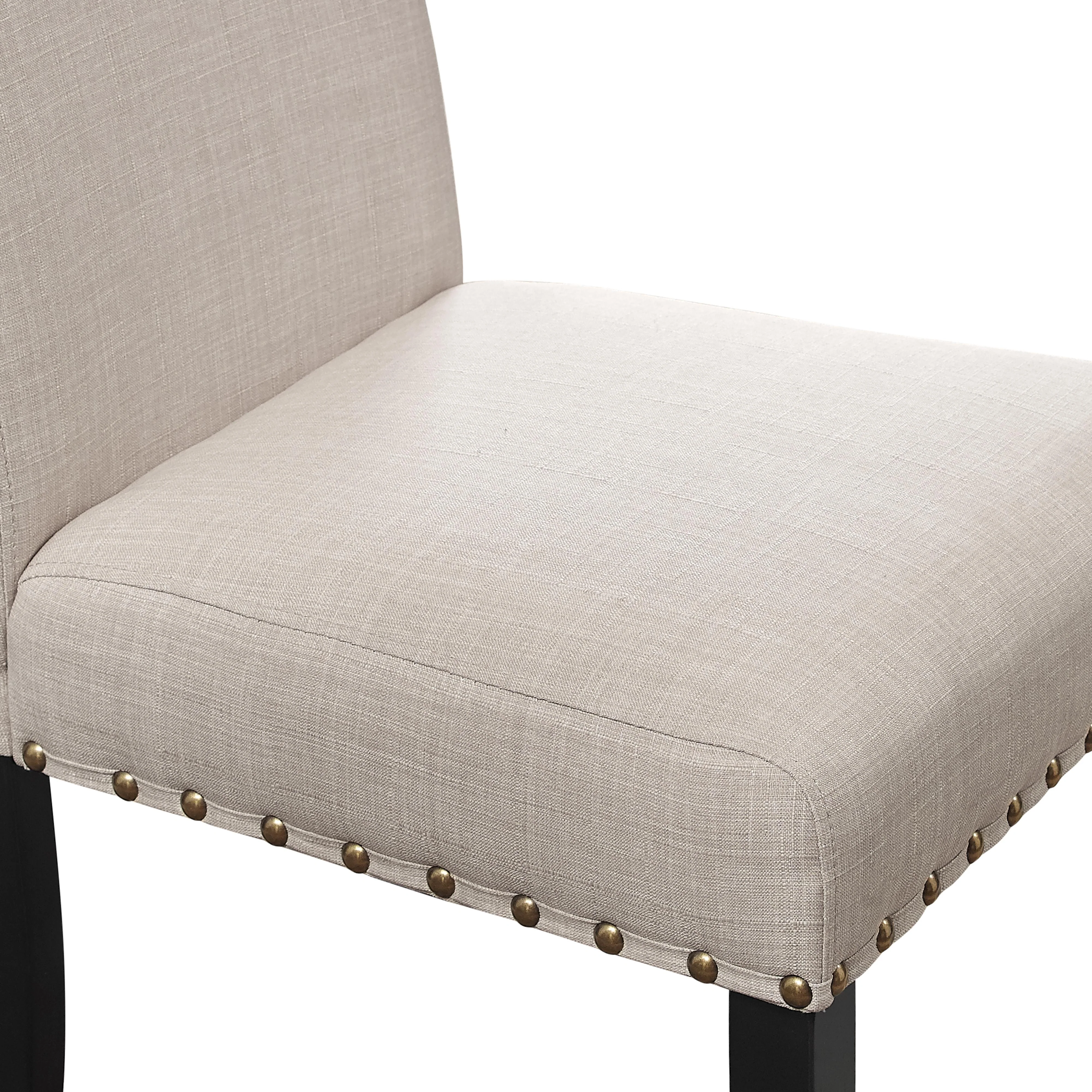 CRISPIN NATURAL BEIGE BAR CHAIR- (2/ Ctn) - Image 5