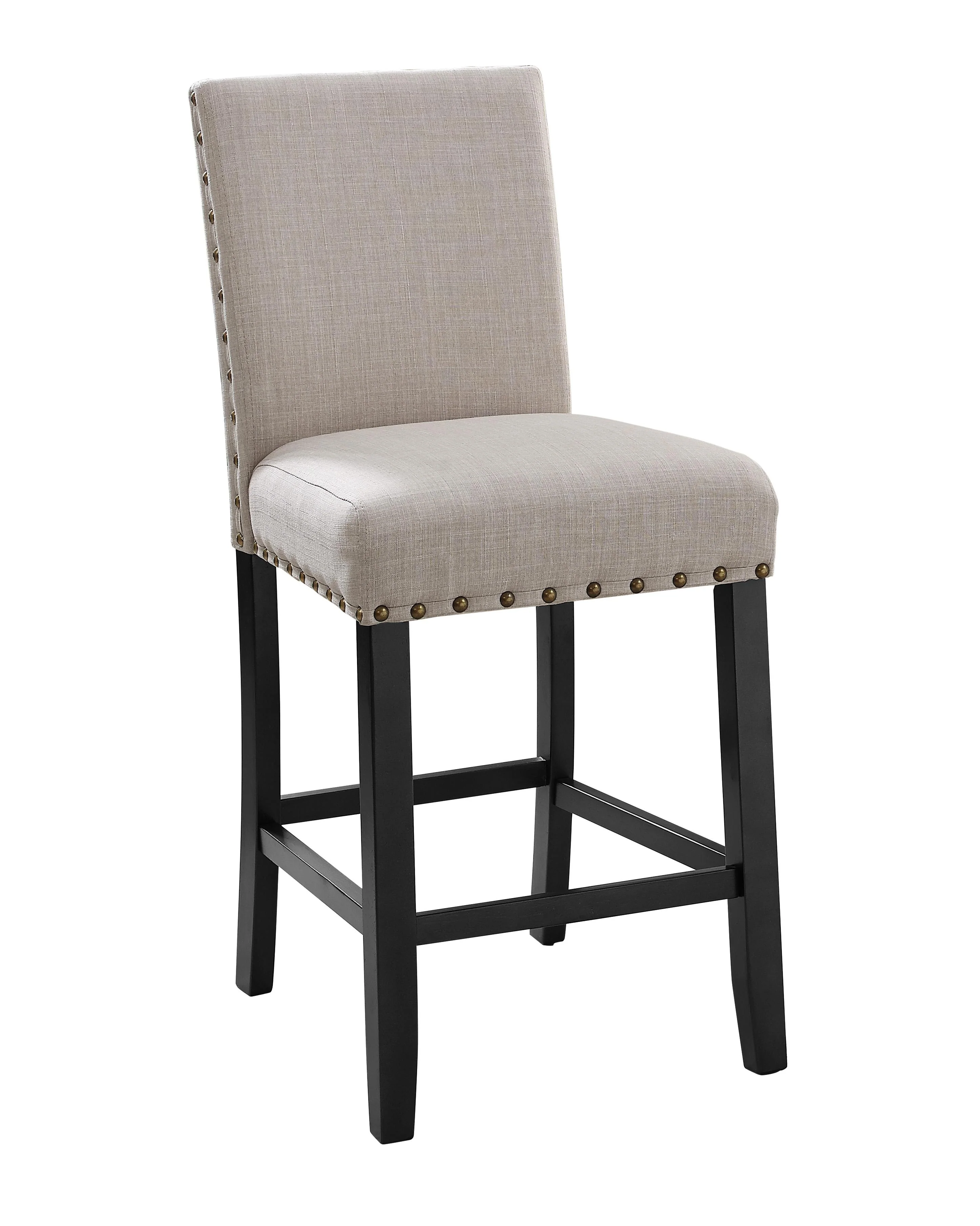 CRISPIN NATURAL BEIGE COUNTER CHAIR- (2/Ctn) - Image 2