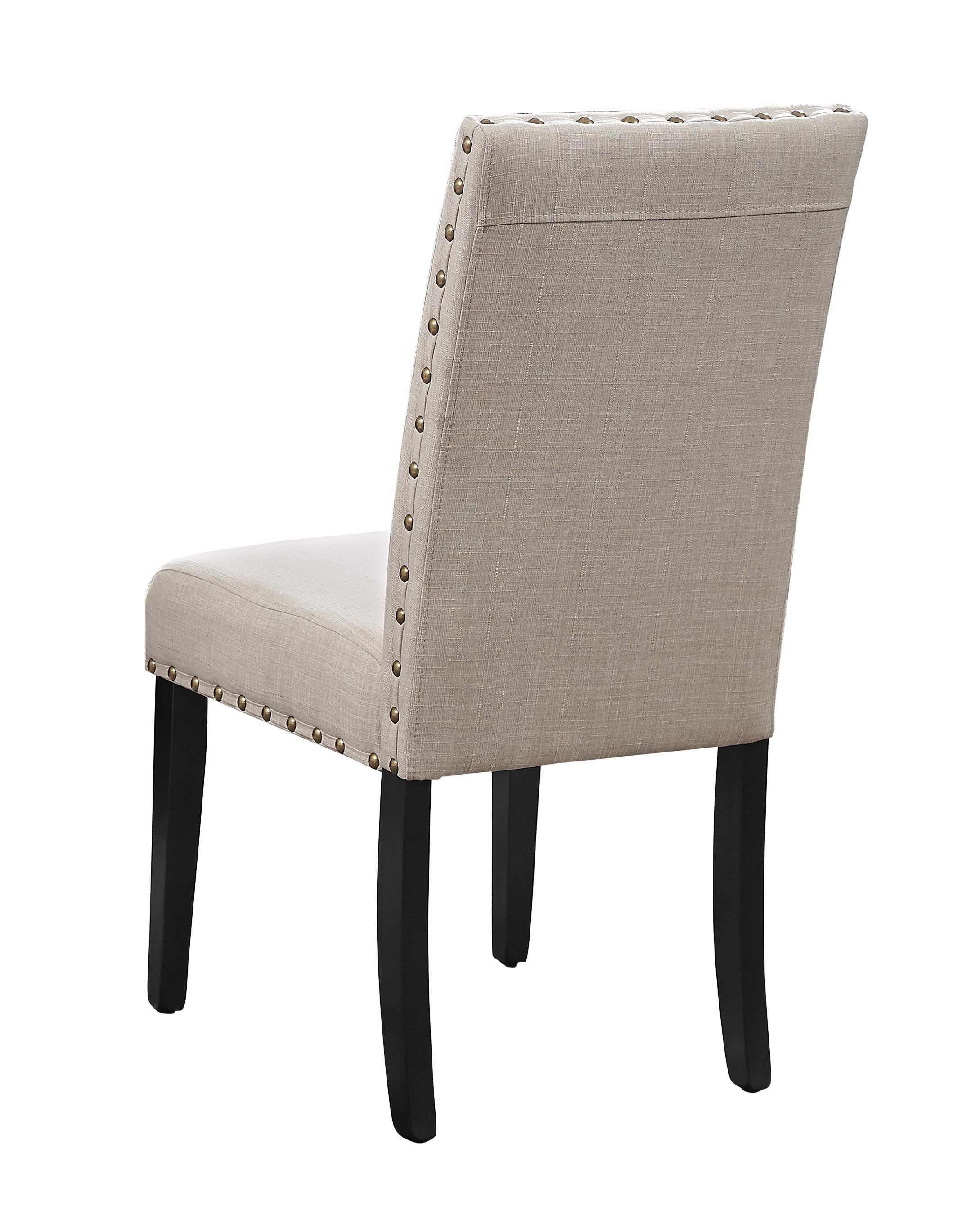 CRISPIN NATURAL BEIGE DINING CHAIR- (2/Ctn) - Image 2