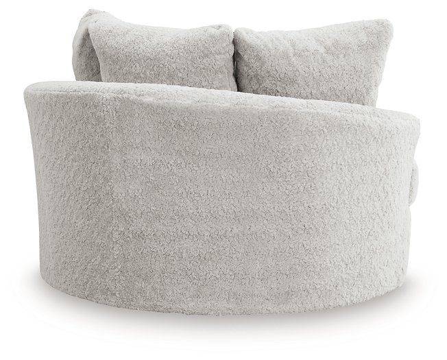 Cuddle Plush Oversized Swivel Accent Chair - Image 4