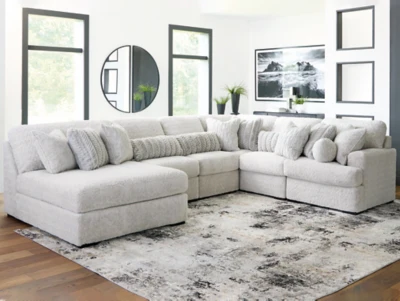 Cuddle Plush Sectional with Chaise - Image 40