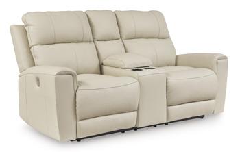 Dahlmoore Power Reclining Loveseat with Console - Image 3