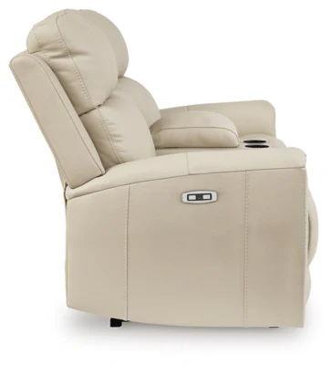 Dahlmoore Power Reclining Loveseat with Console - Image 7