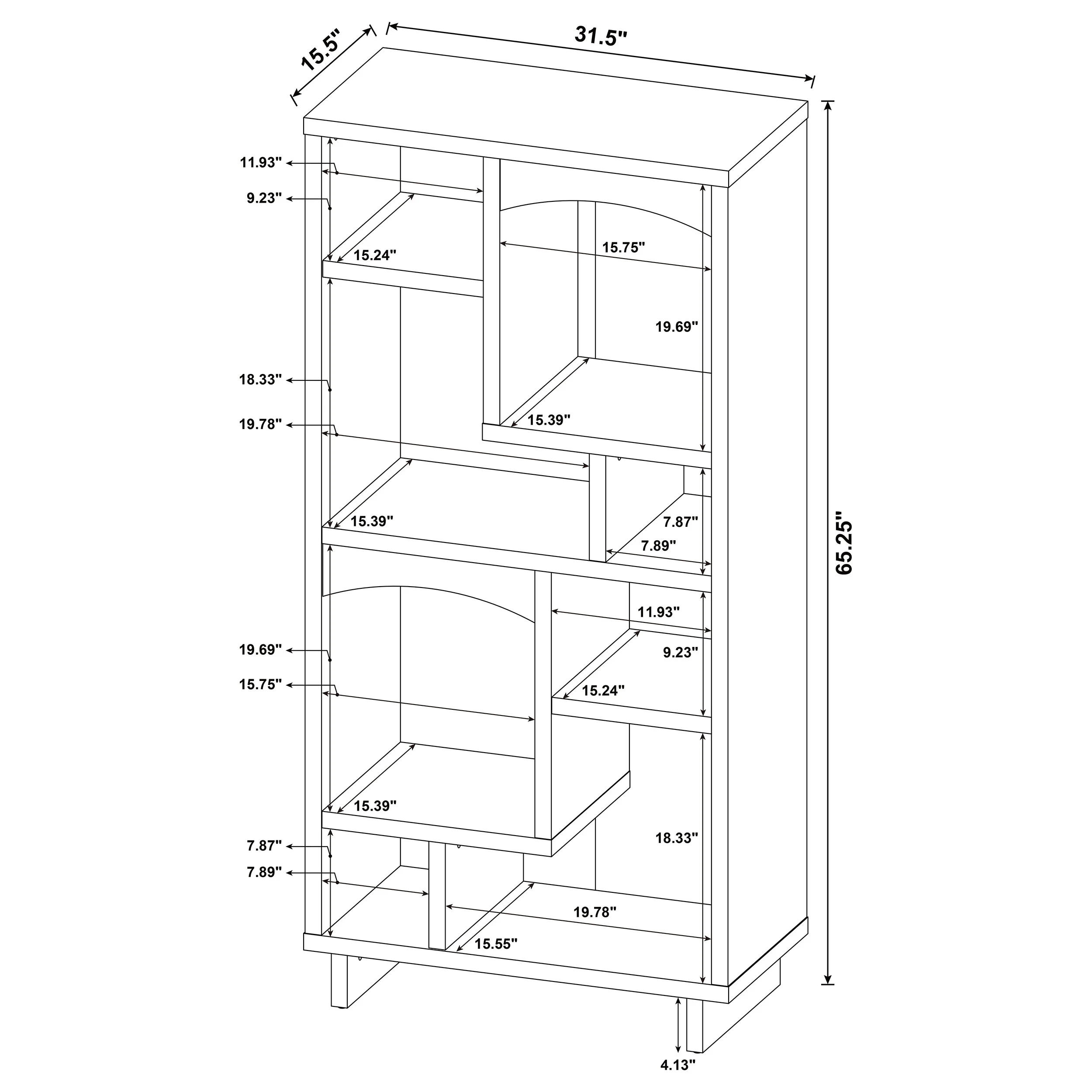 Dalton Bookcase - Image 12