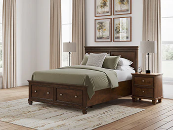 Danabrin Panel Storage Bed - Image 5