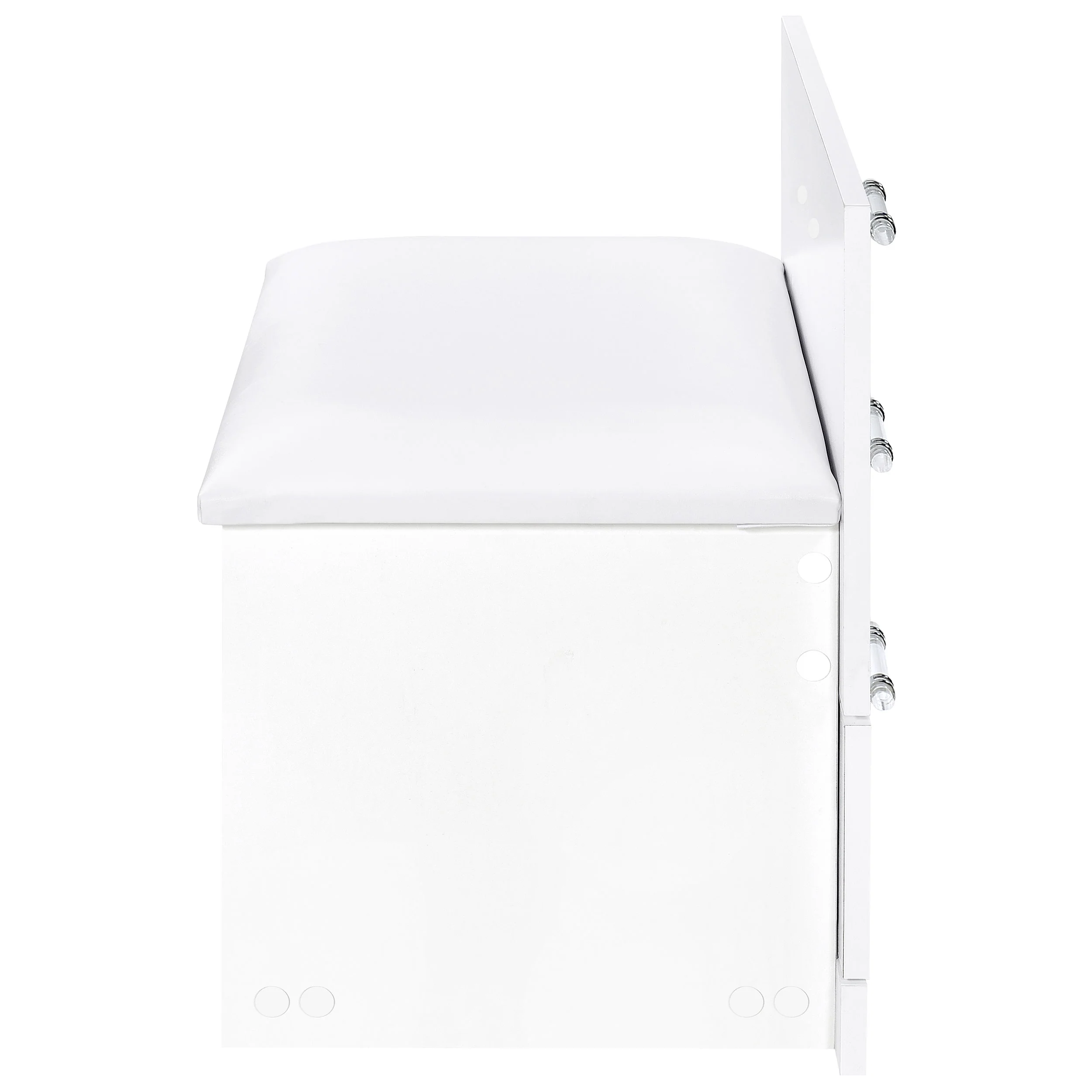Danbury Makeup Vanity Table with LED Mirror and Stool - Image 14