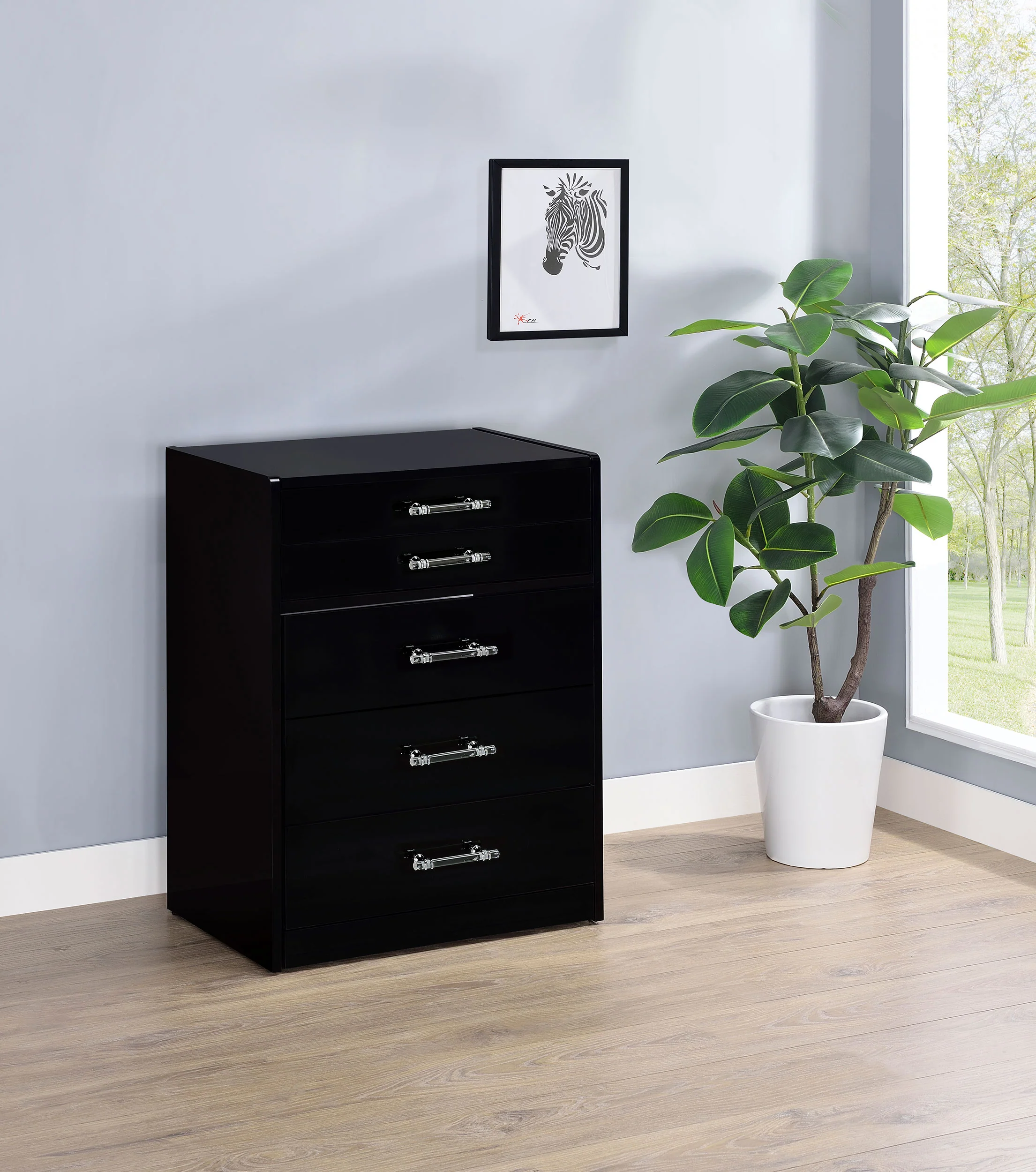 Danbury Makeup Vanity Table with LED Mirror and Stool - Image 22
