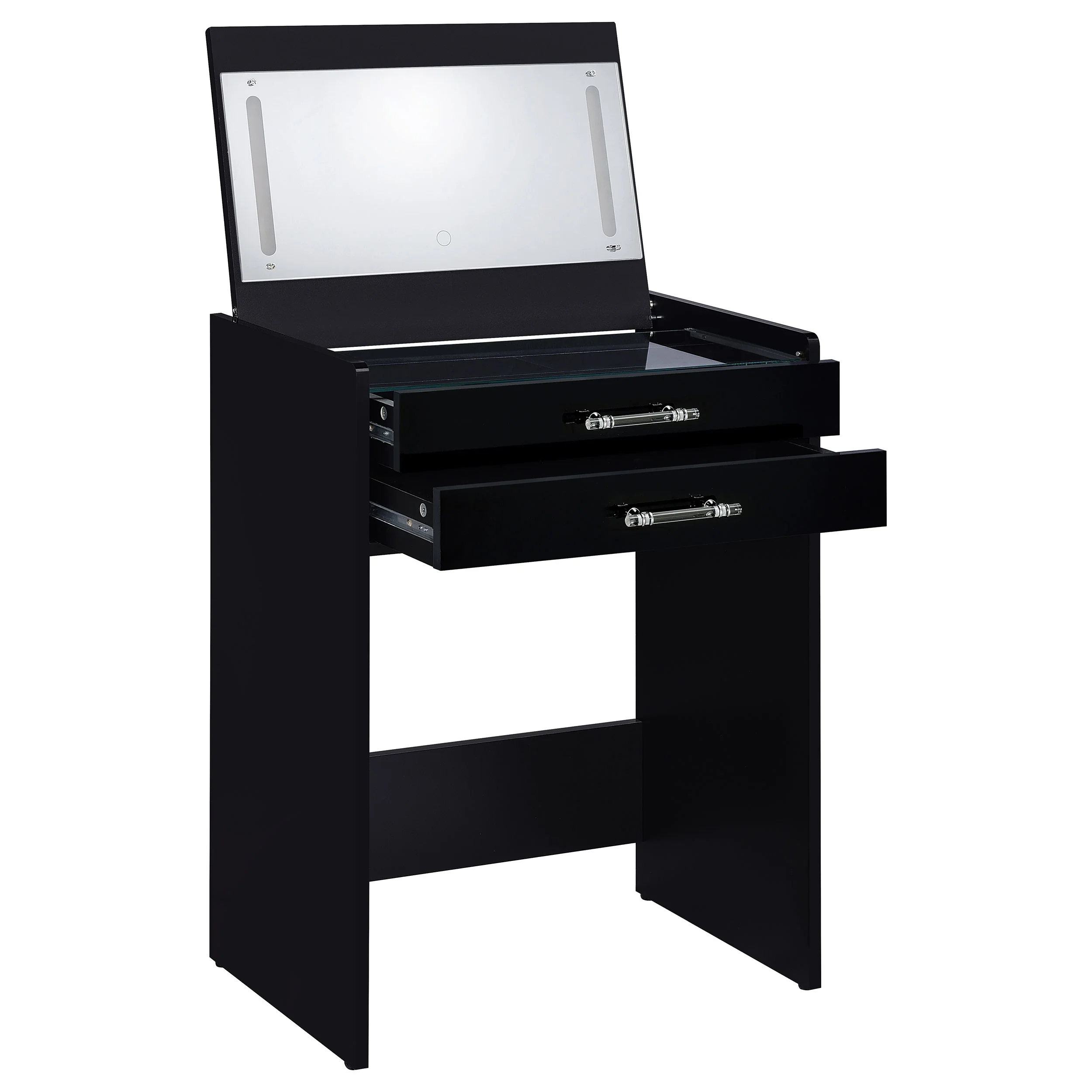 Danbury Makeup Vanity Table with LED Mirror and Stool - Image 28