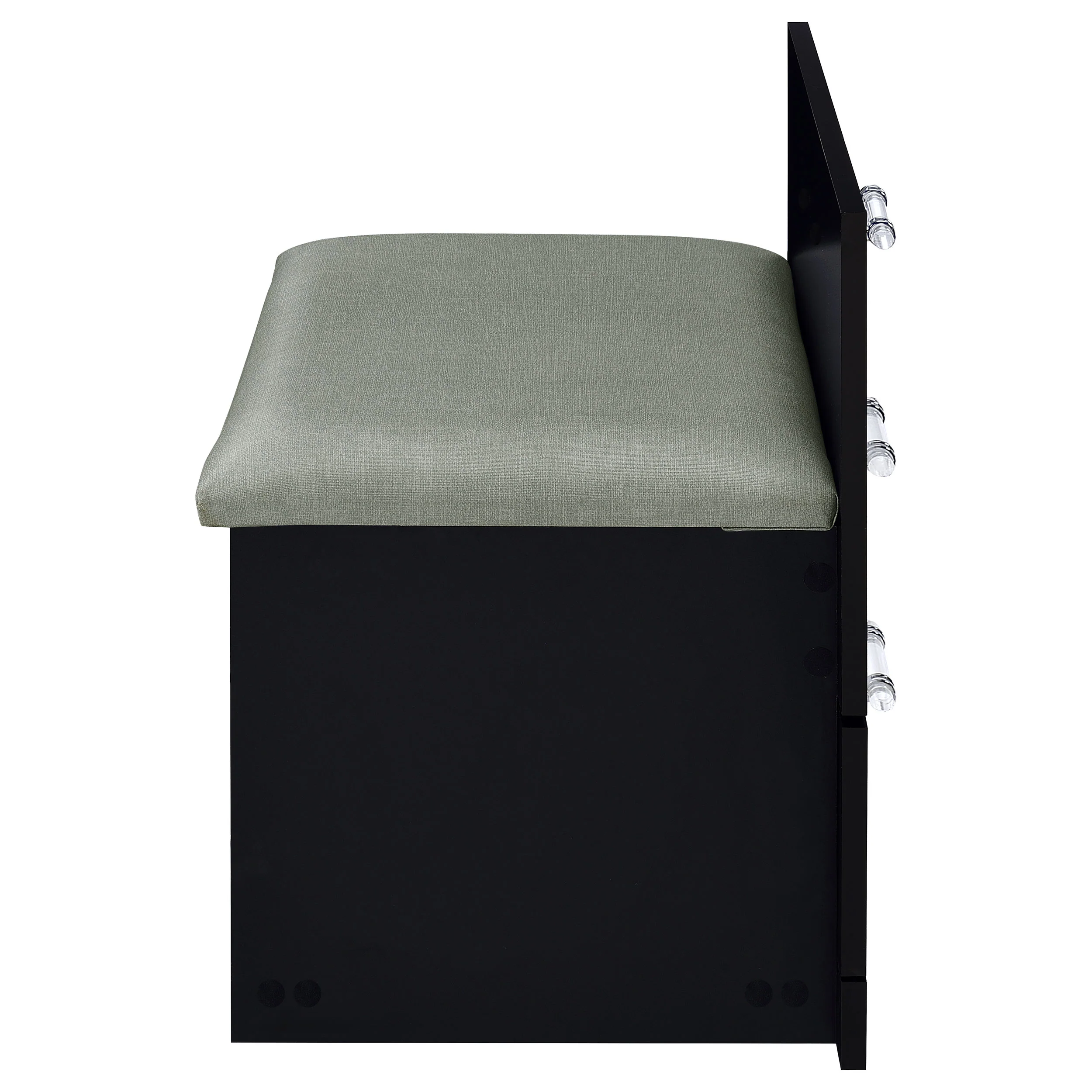 Danbury Makeup Vanity Table with LED Mirror and Stool - Image 34